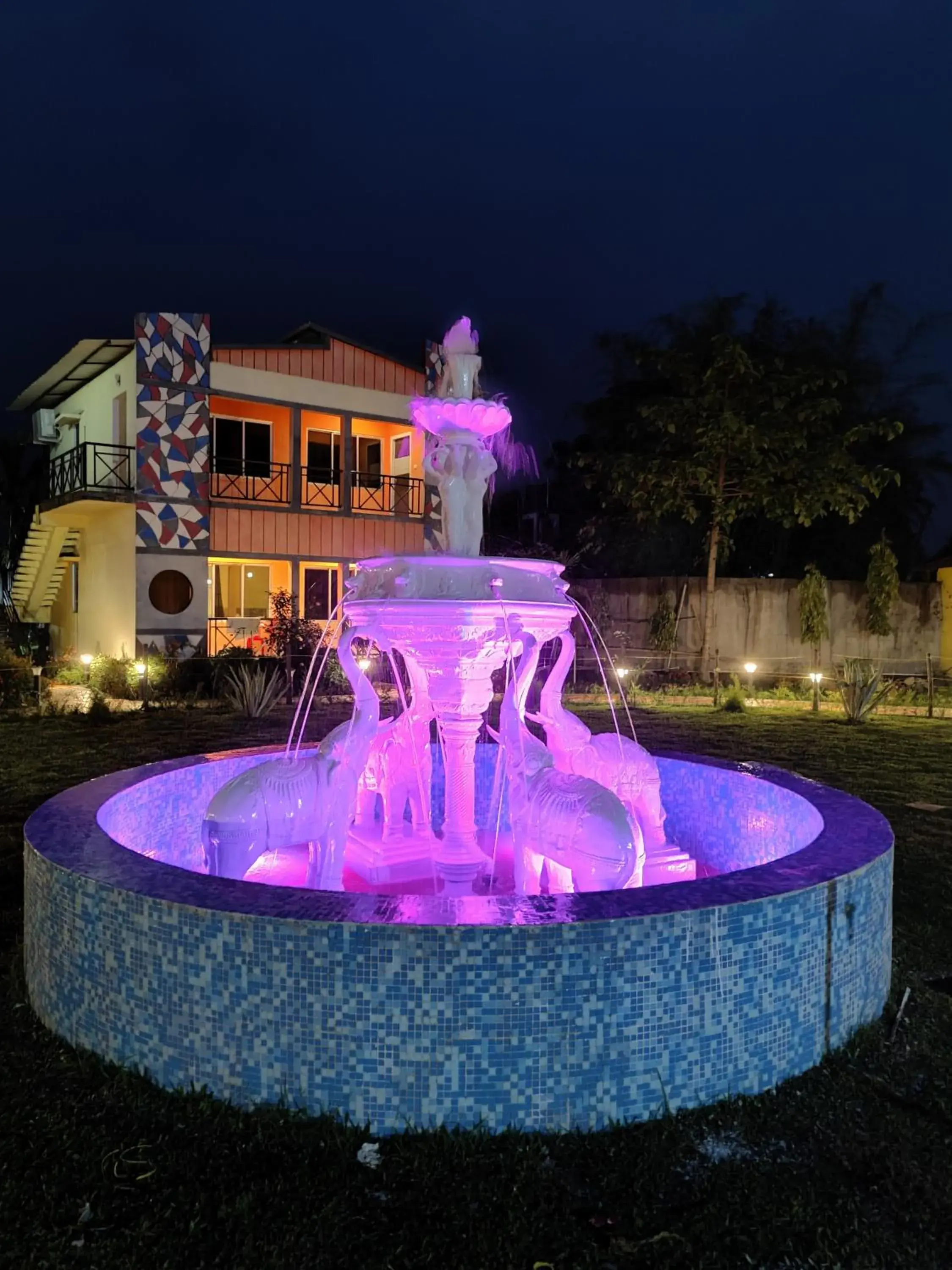 Garden view in Jungle Bell Resort Garden view in Jungle Bell Resort