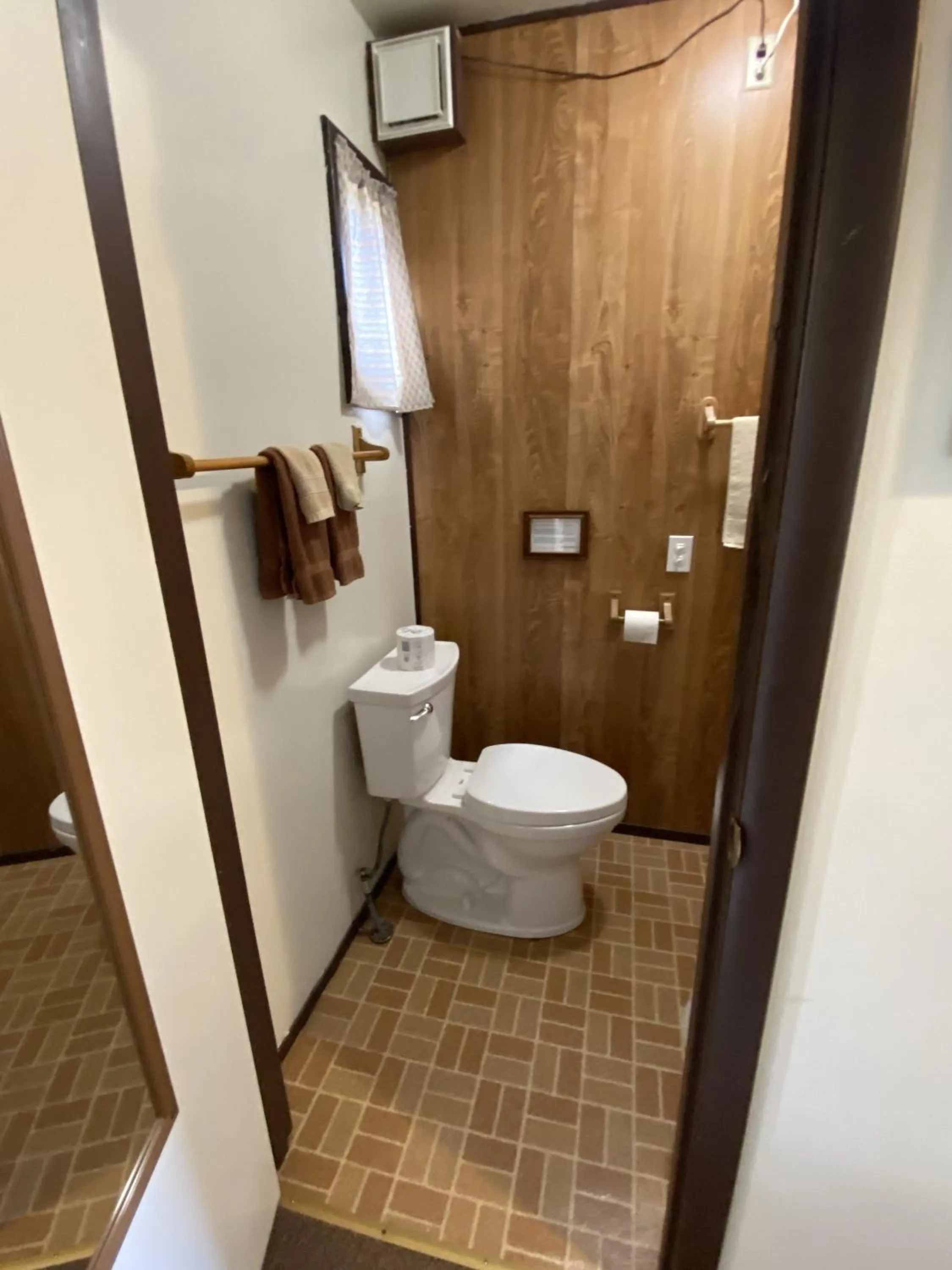 Bathroom in Denali RV Park & Motel