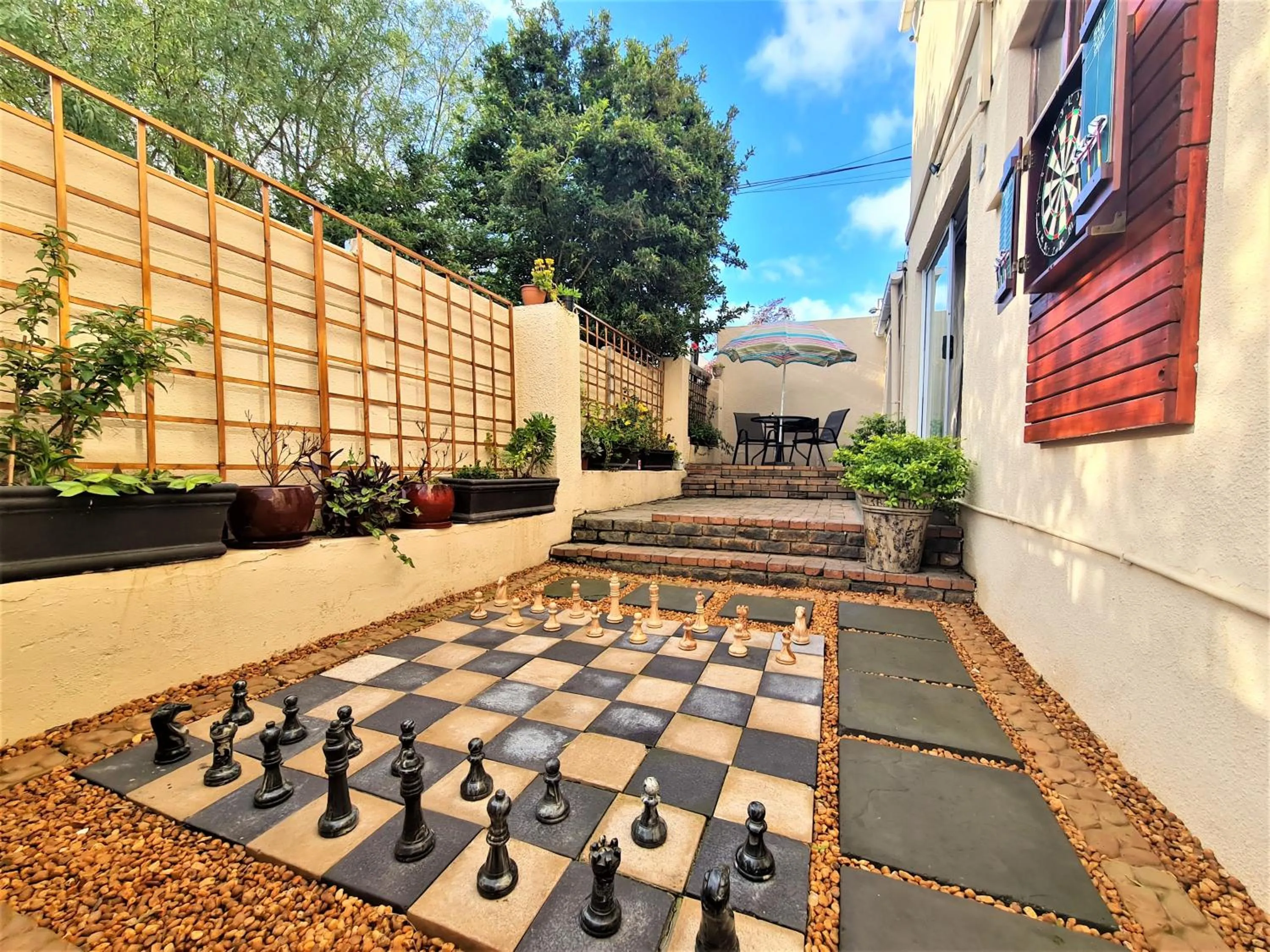 Patio in Walters Lane Comfort Apartment 2 - No Loadshedding