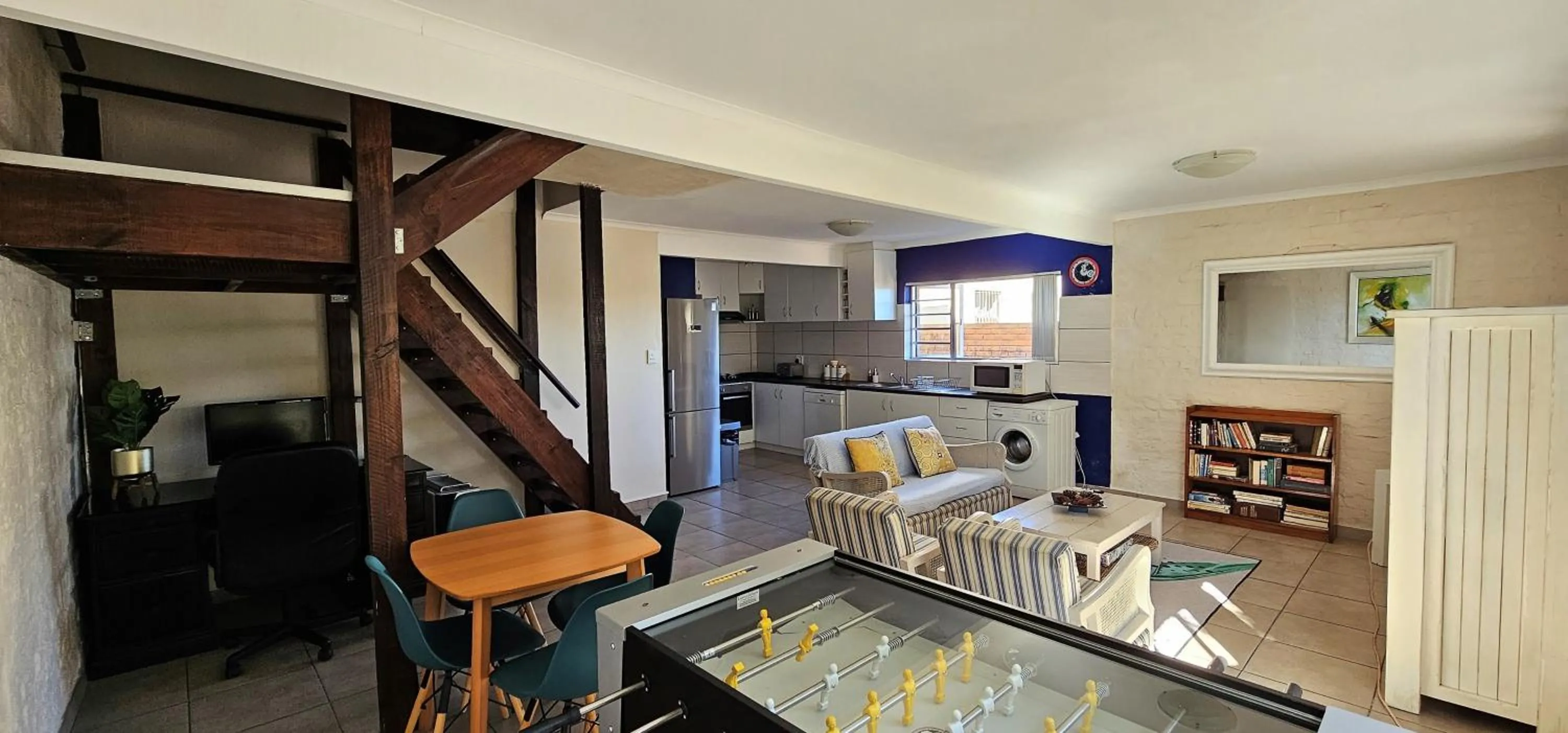 Kitchen or kitchenette, Bed in Walters Lane Comfort Apartment 2 - No Loadshedding
