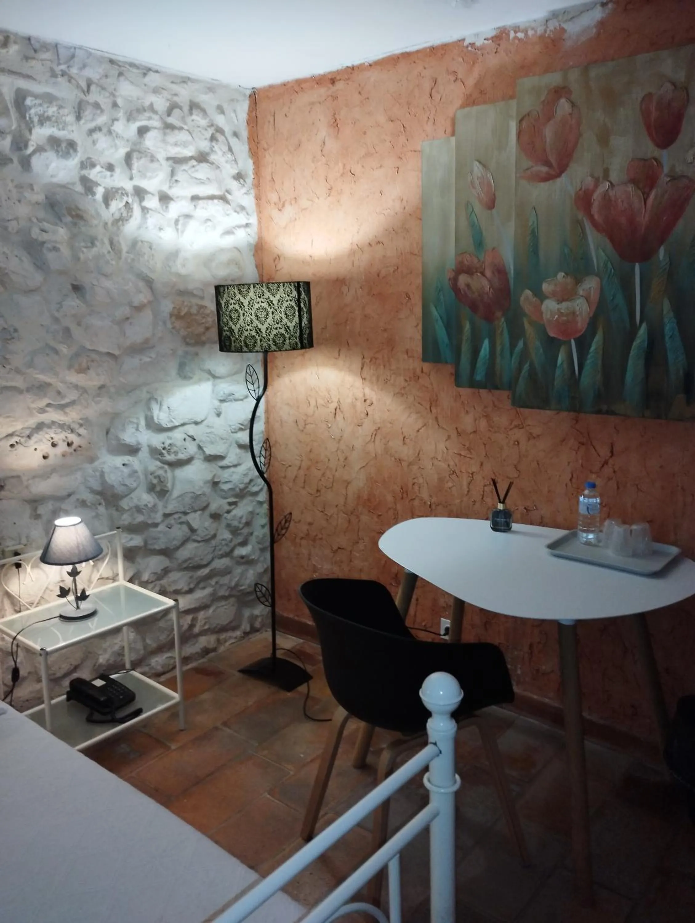 Seating area in Logis Hotel Restaurant L'Esquielle