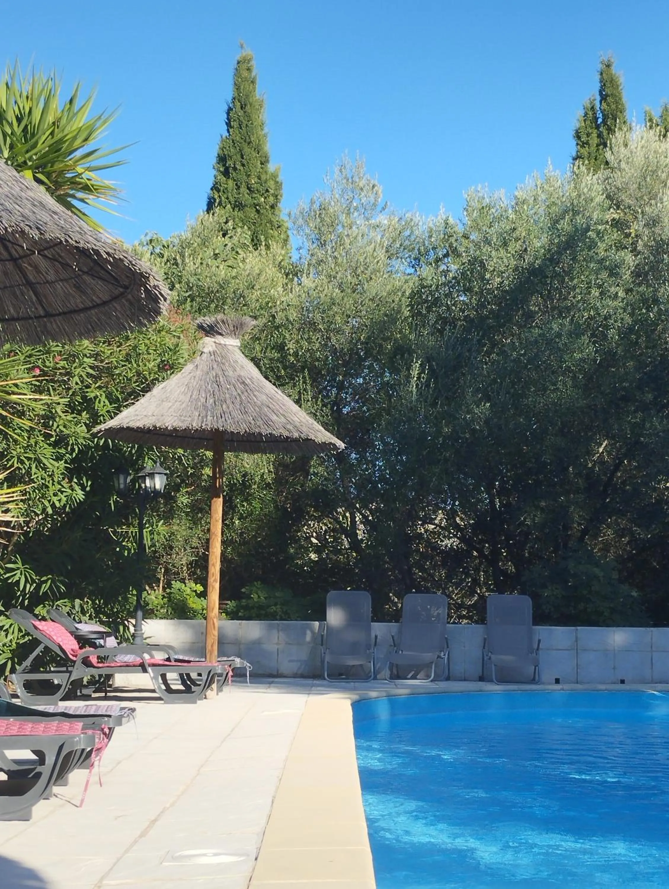 Swimming pool in Logis Hotel Restaurant L'Esquielle