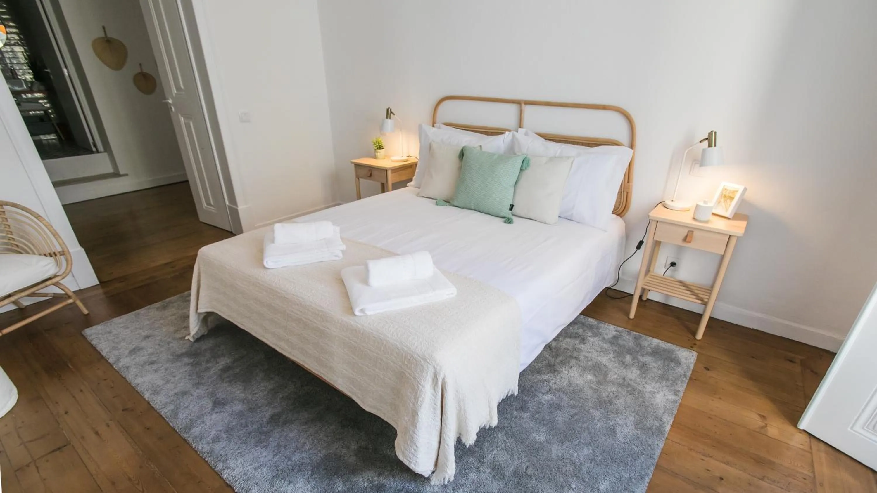 Bed in Casa Soure Suites and Apartments