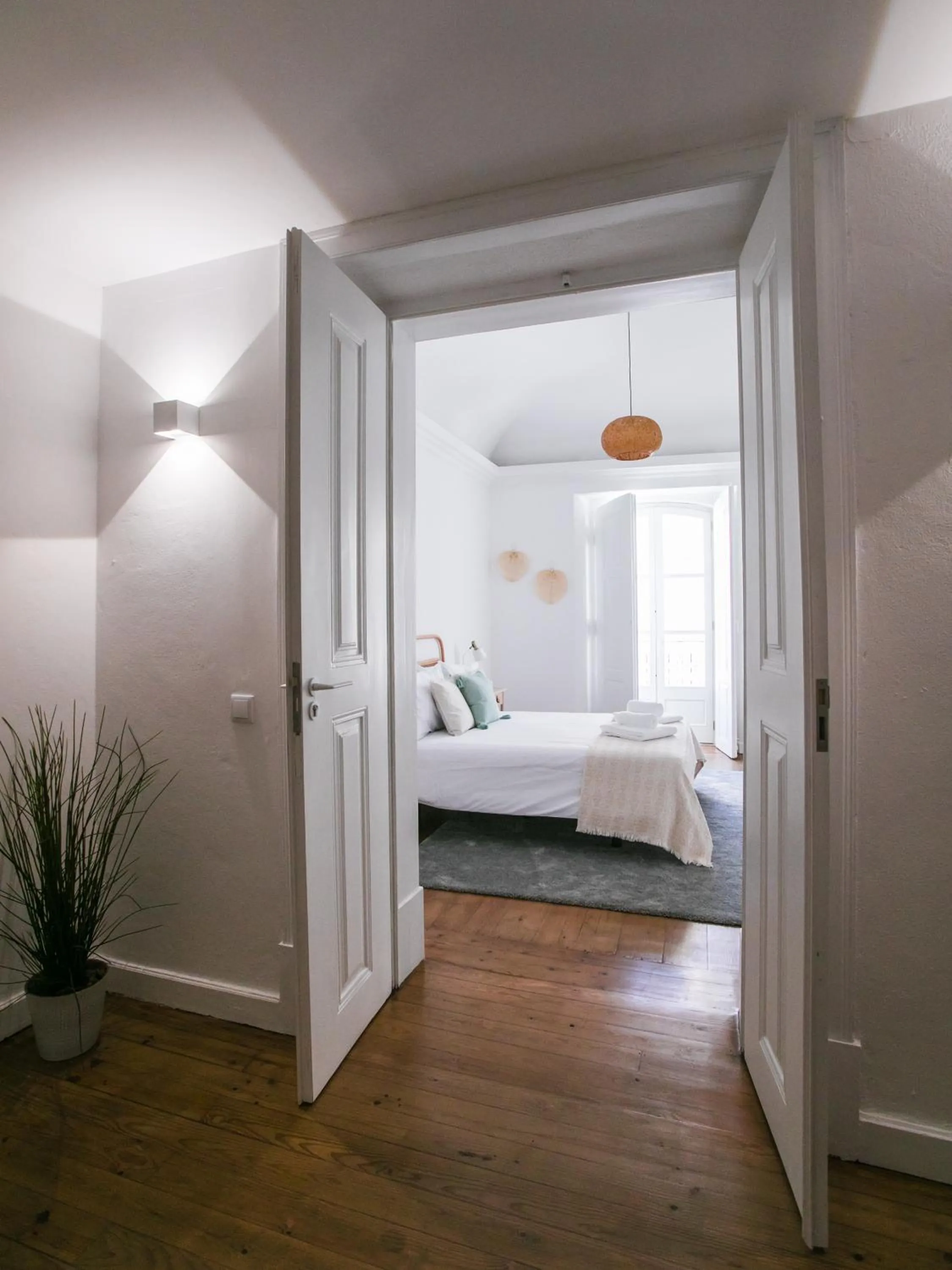 Bed in Casa Soure Suites and Apartments