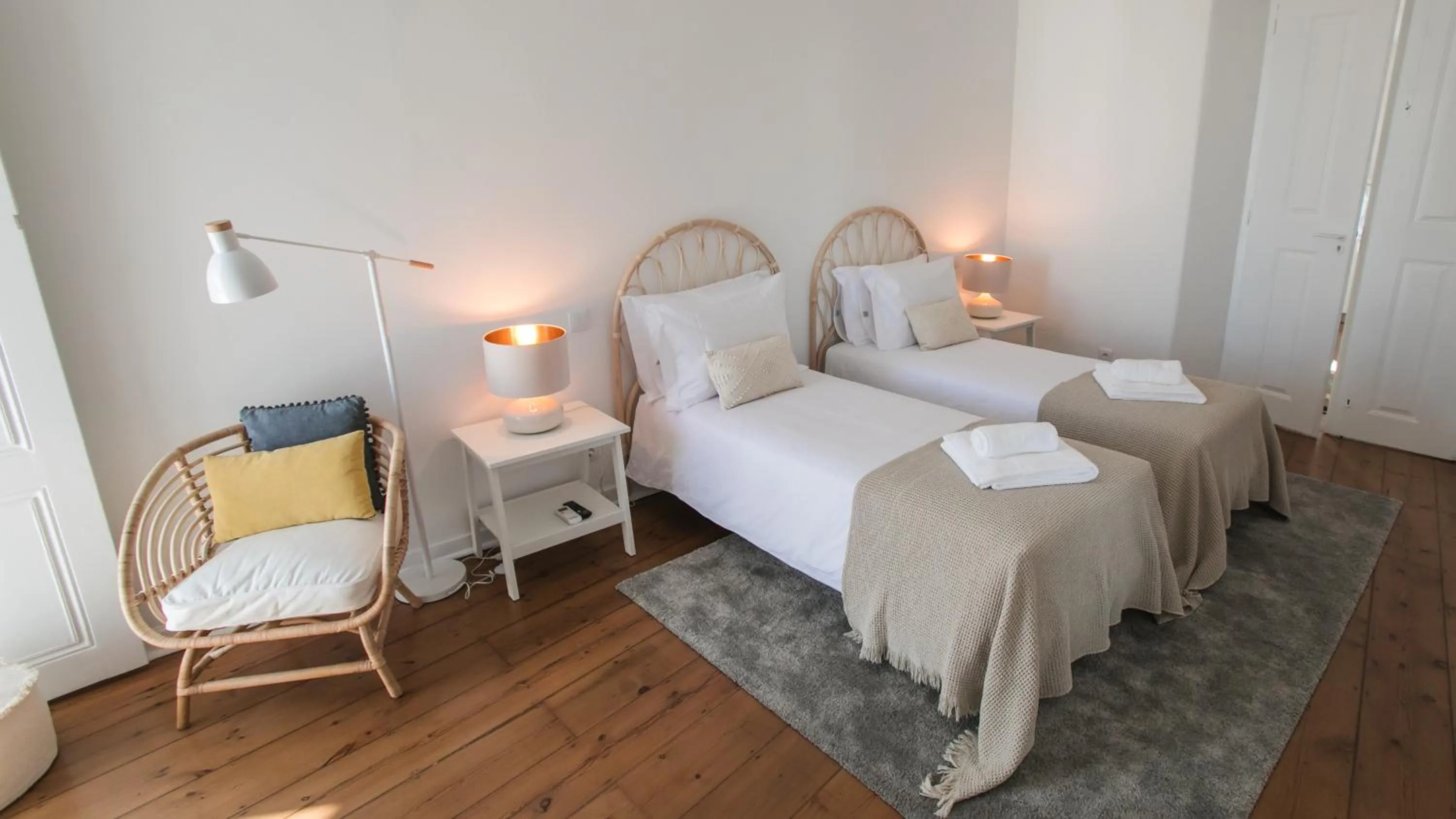 Bed in Casa Soure Suites and Apartments