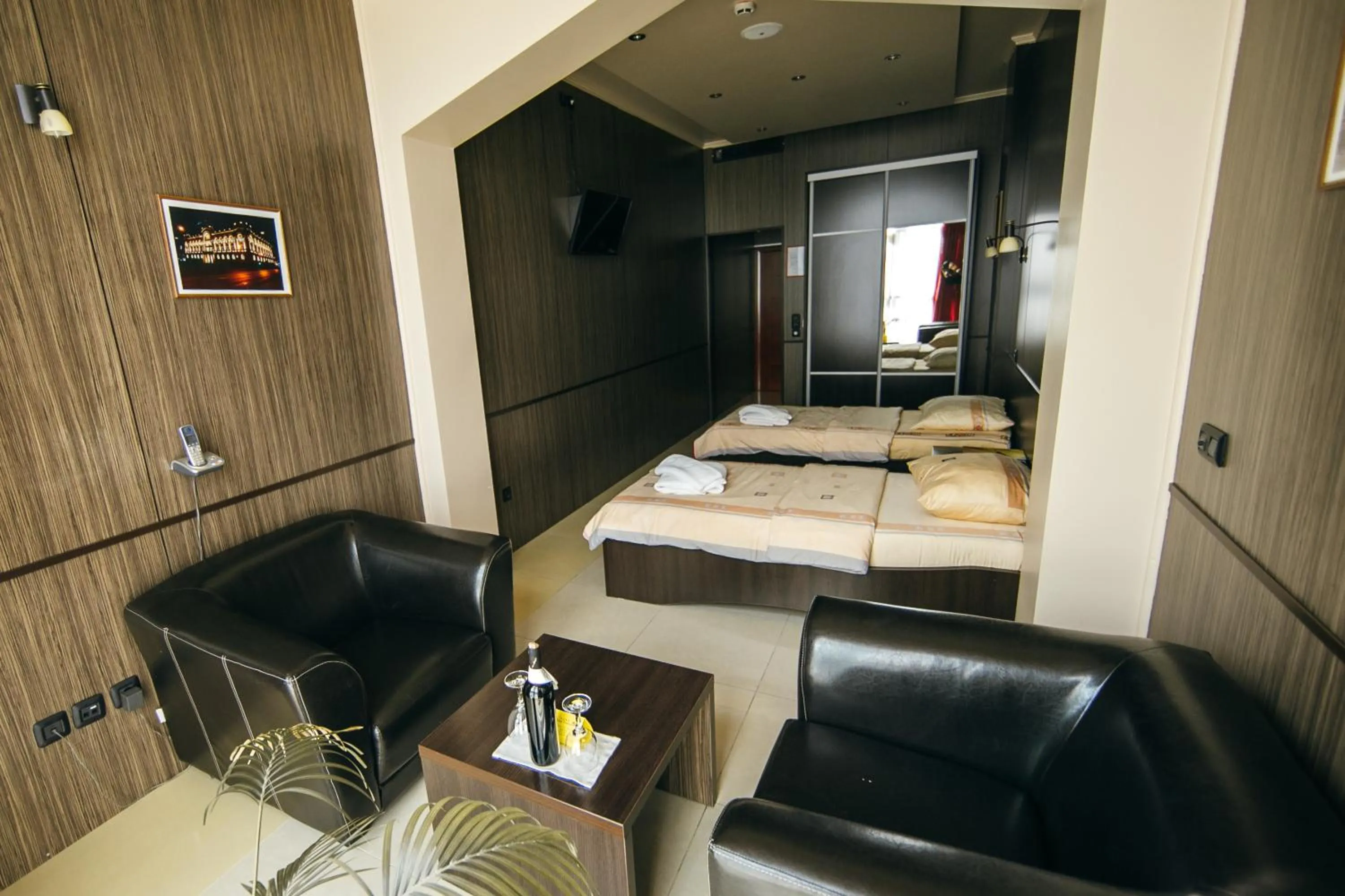 Seating area in Hotel Fortuna