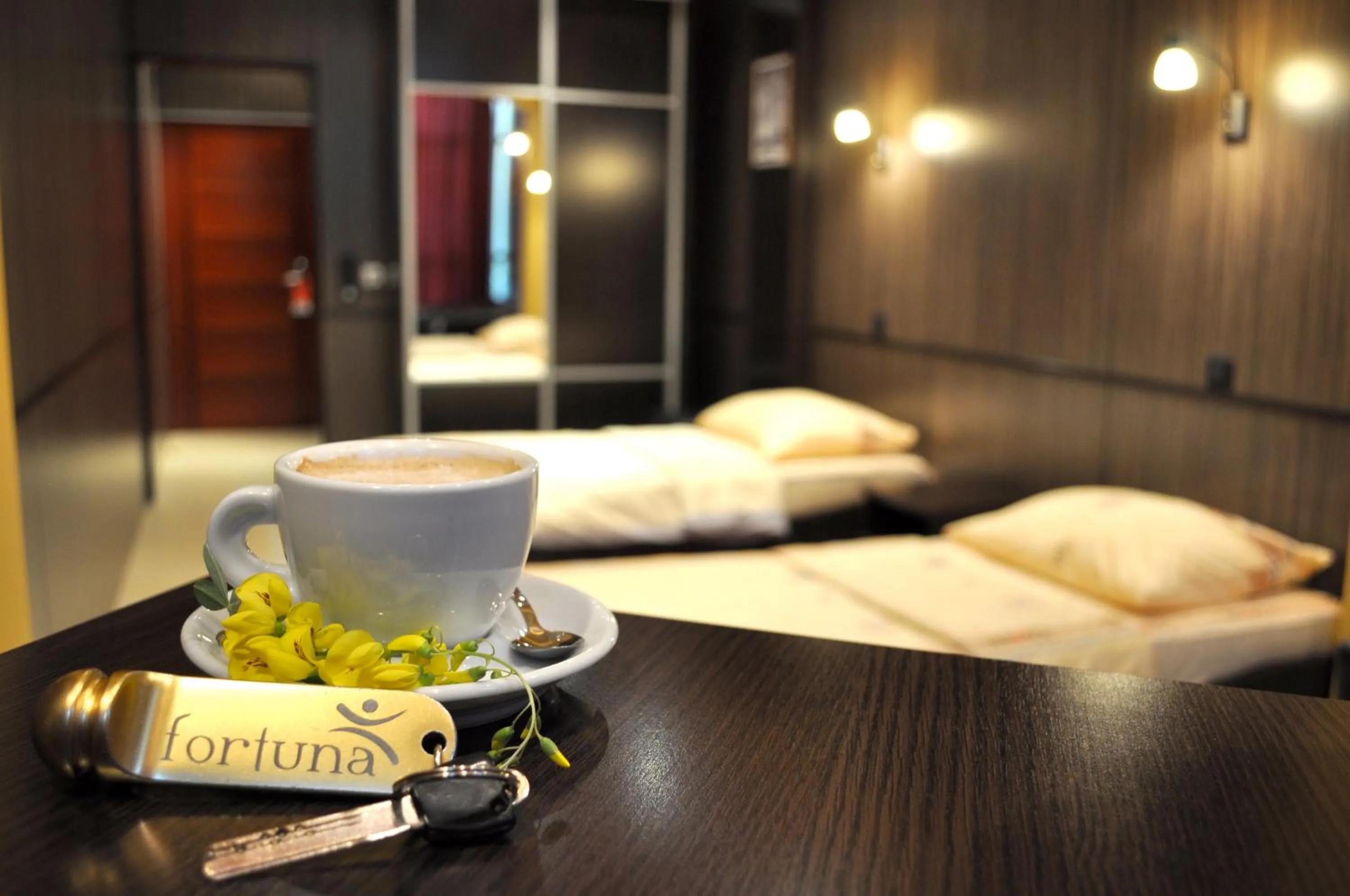 Bedroom, Bed in Hotel Fortuna