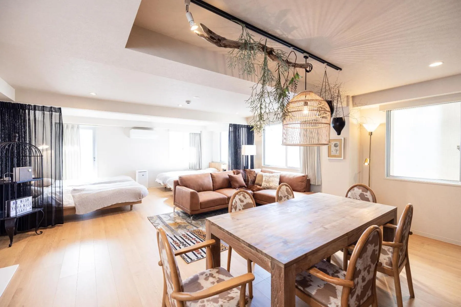Living room, Bed in RESIDENCE HARIMAYA