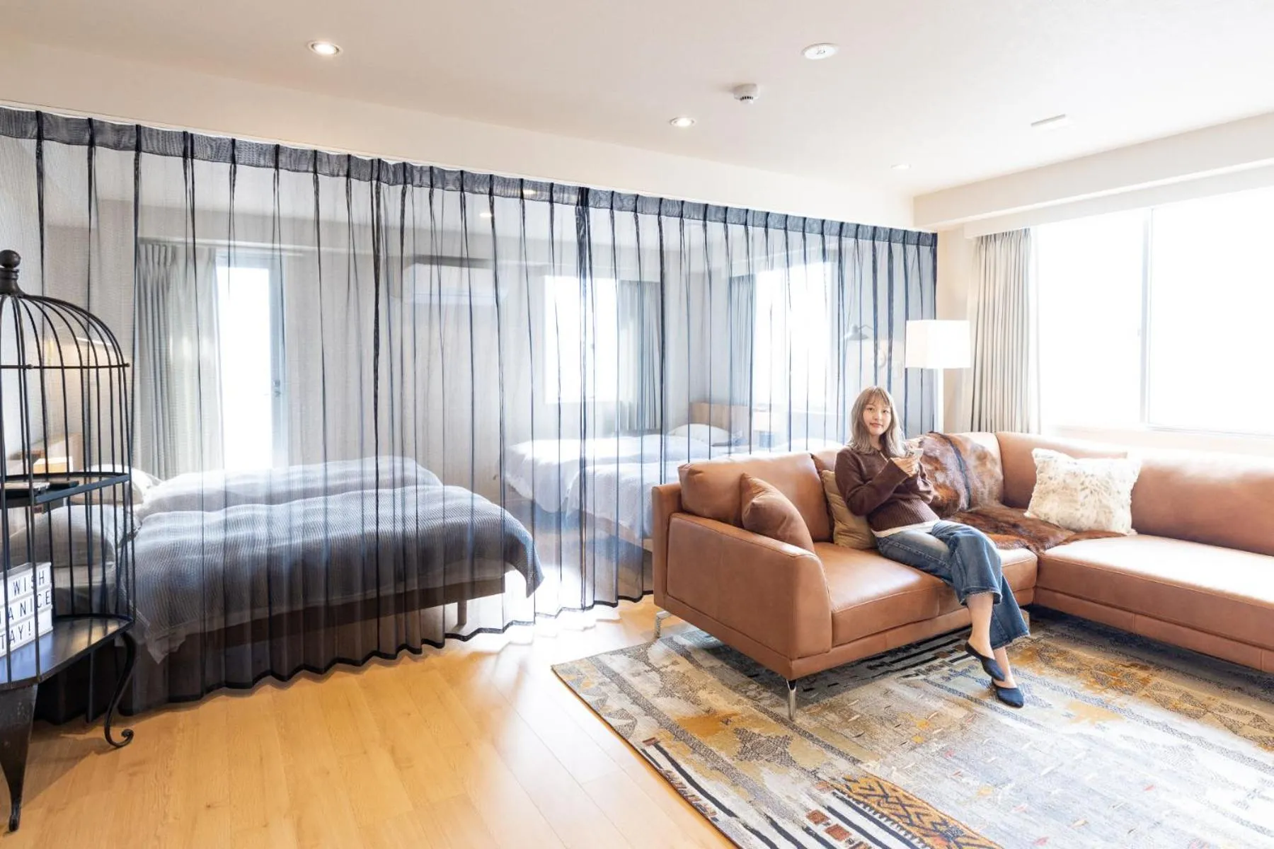 People, Bed in RESIDENCE HARIMAYA