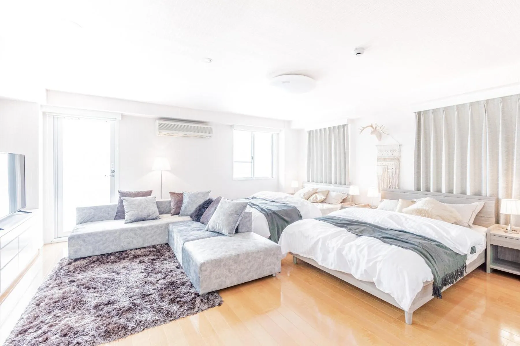 Living room, Bed in RESIDENCE HARIMAYA