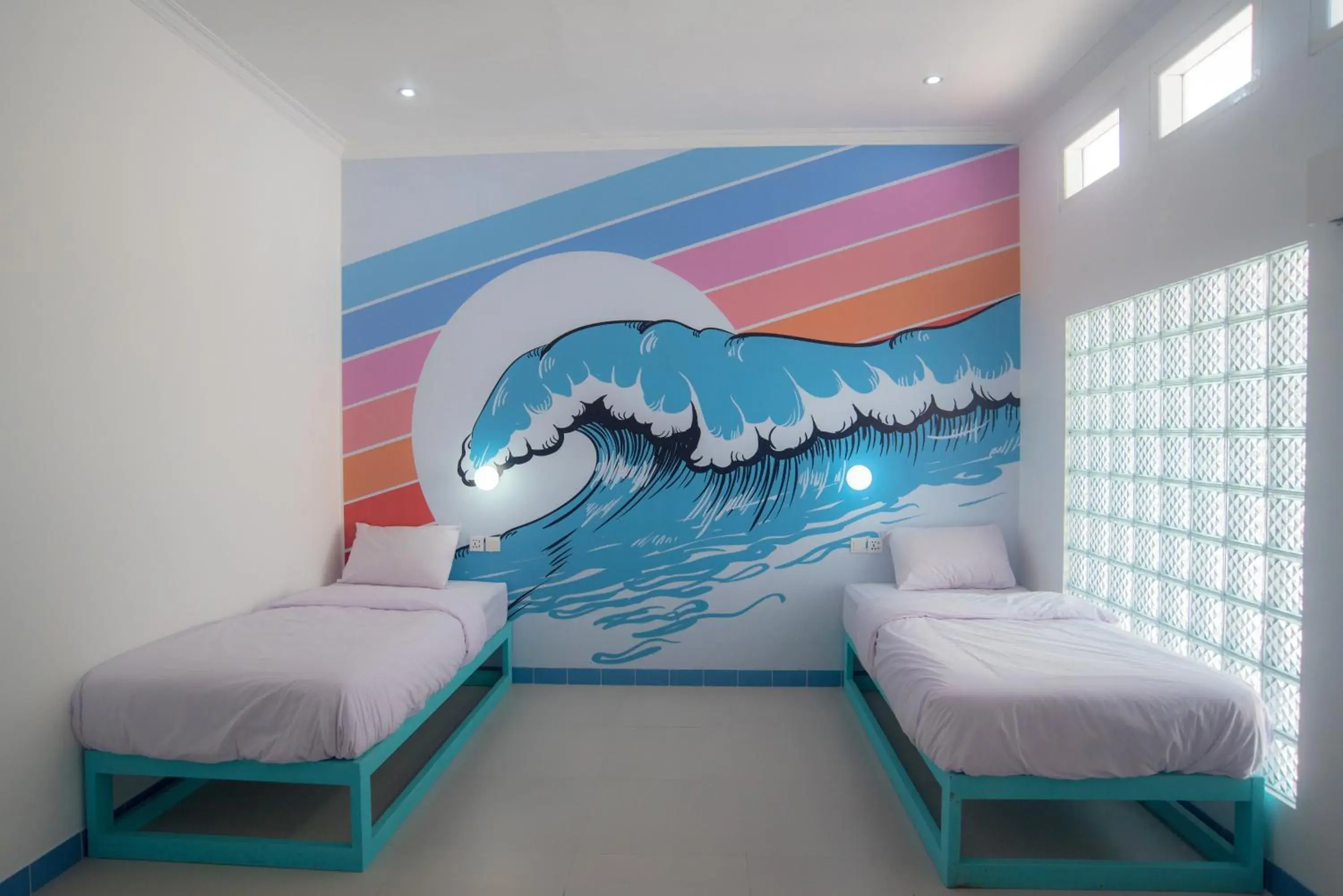 Bed in Mad Monkey Kuta Lombok Bed in Mad Monkey Kuta Lombok