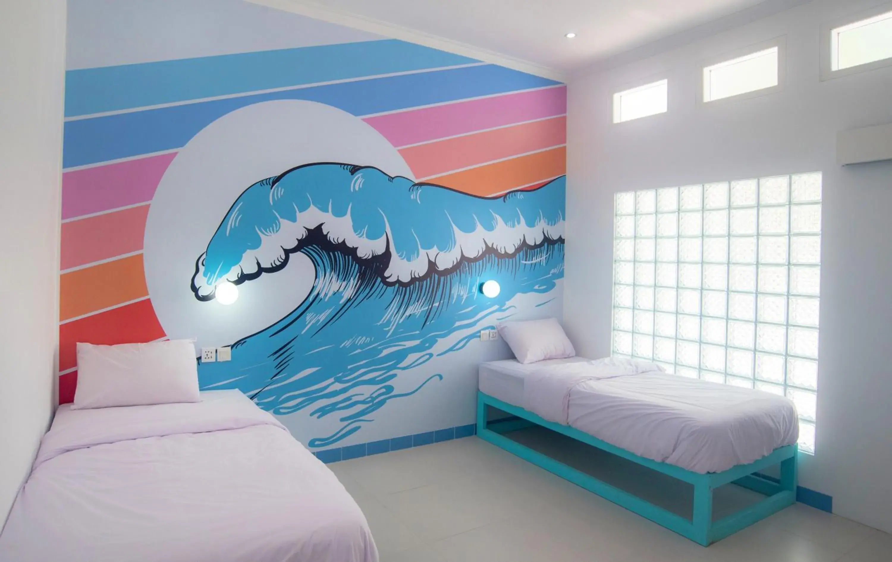 Bed in Mad Monkey Kuta Lombok Bed in Mad Monkey Kuta Lombok