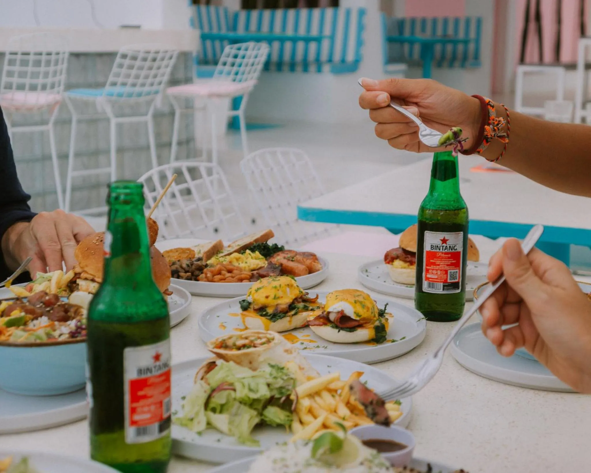 Food close-up in Mad Monkey Kuta Lombok