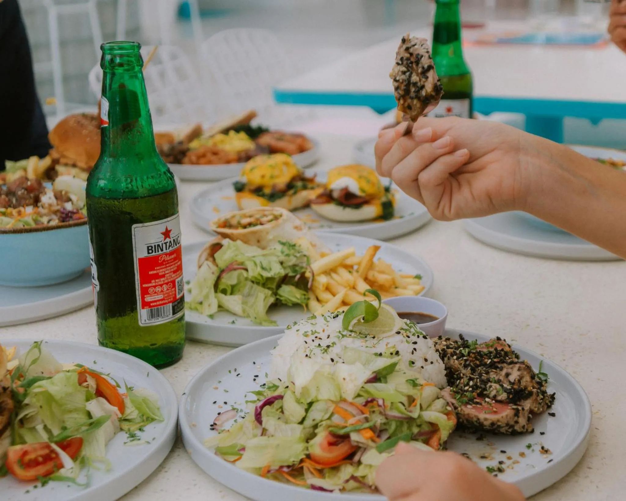 Food close-up in Mad Monkey Kuta Lombok