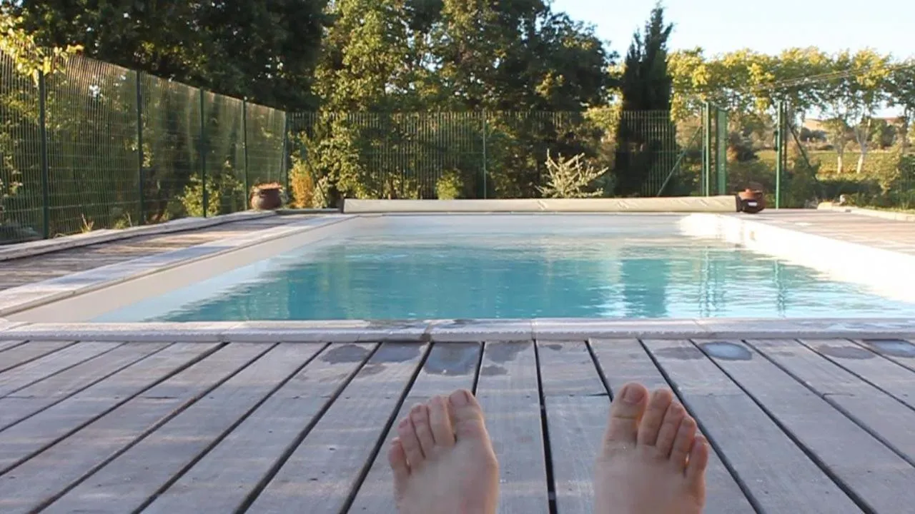 Swimming pool in Domaine de "Creva-Tinas"