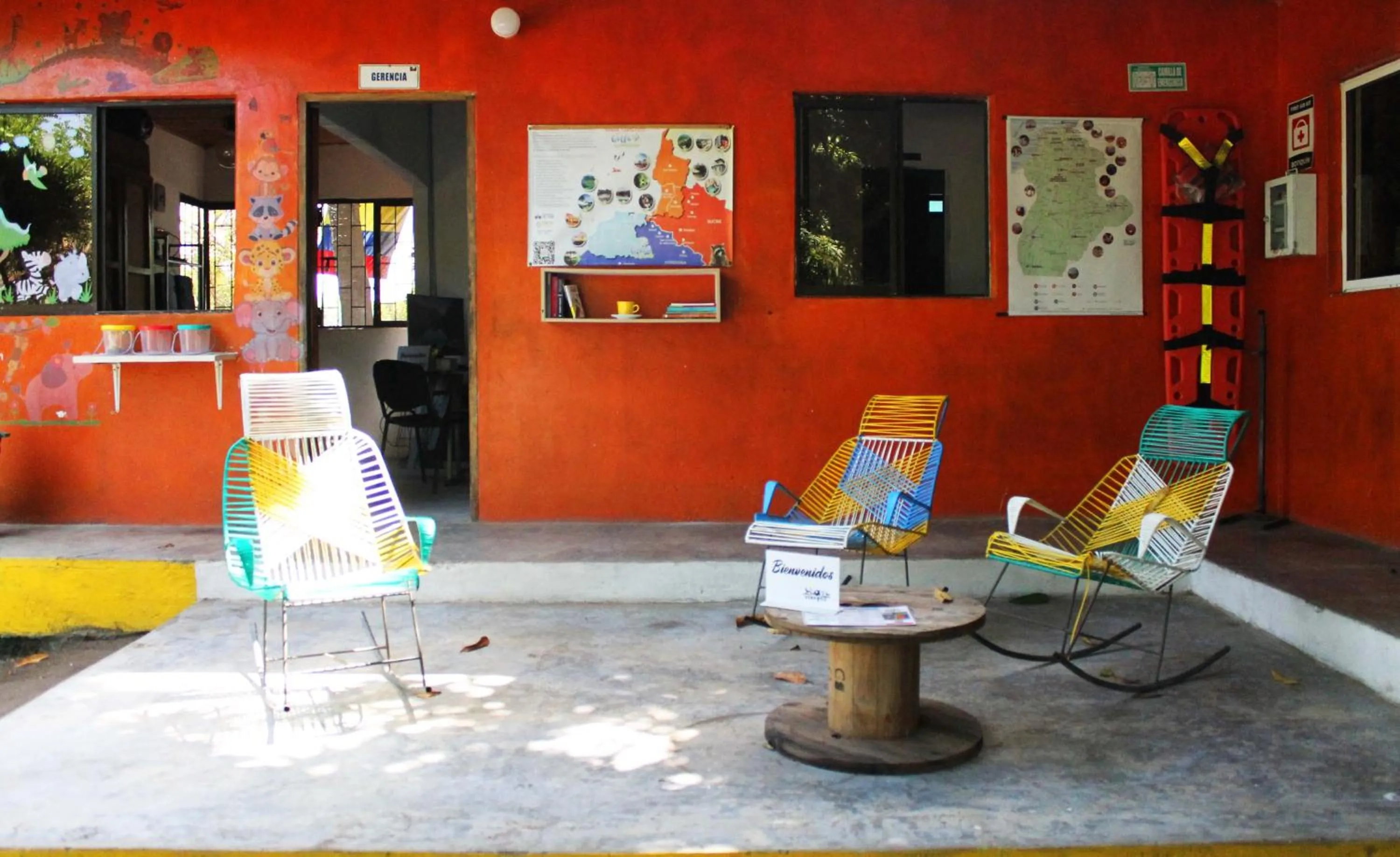 Seating area in Cabañas Los Venaos