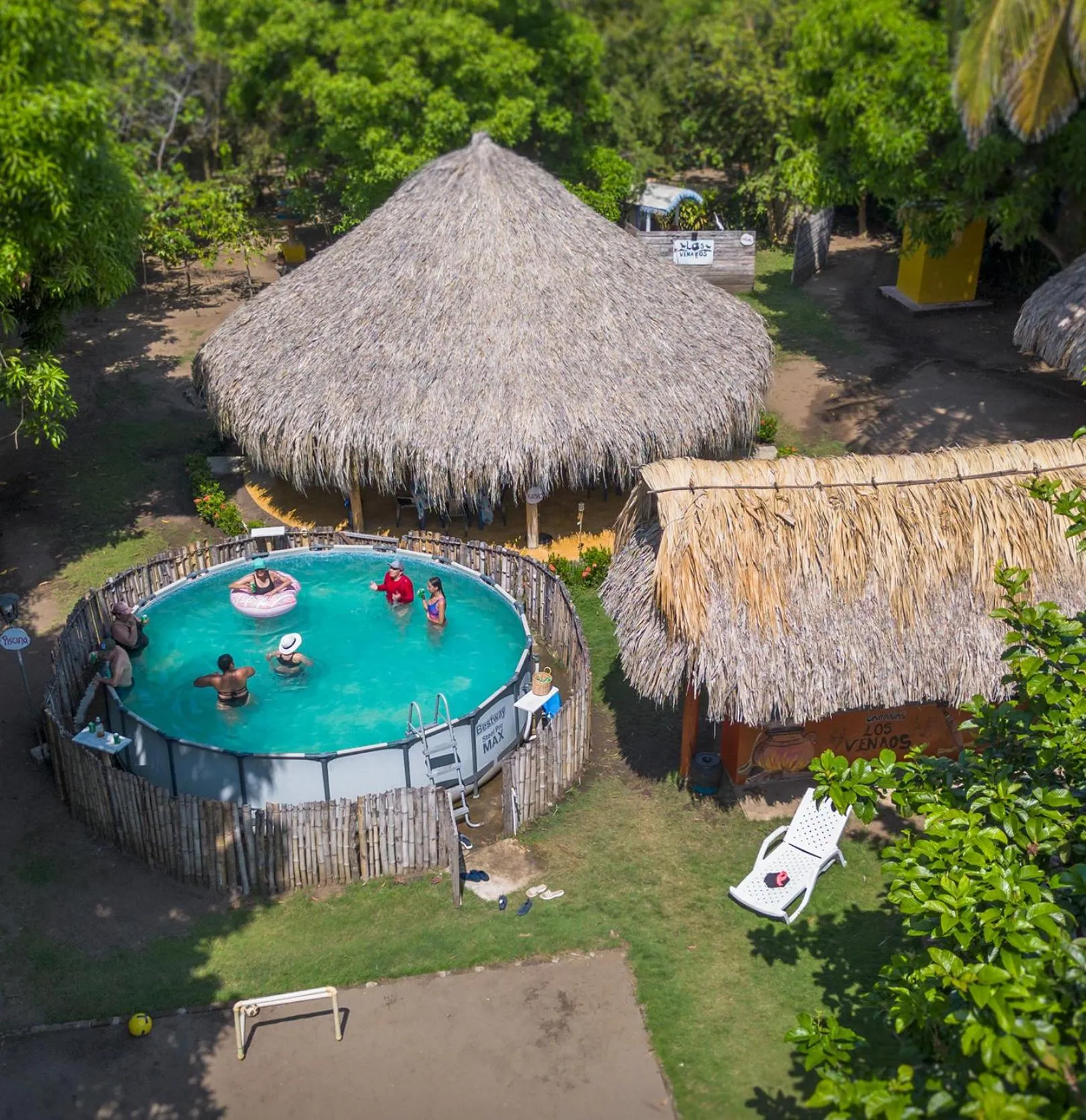Swimming pool in Cabañas Los Venaos