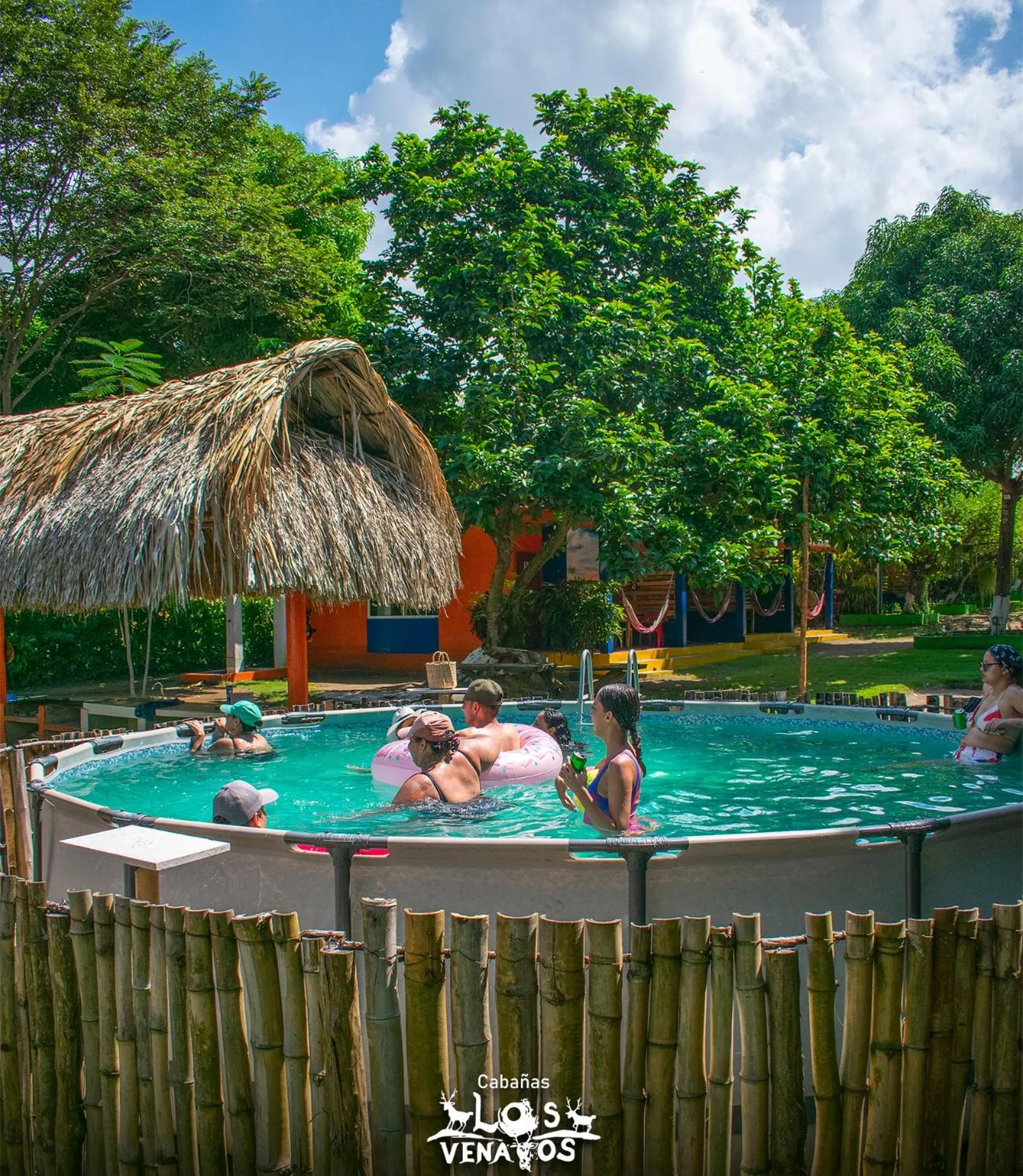Swimming pool in Cabañas Los Venaos