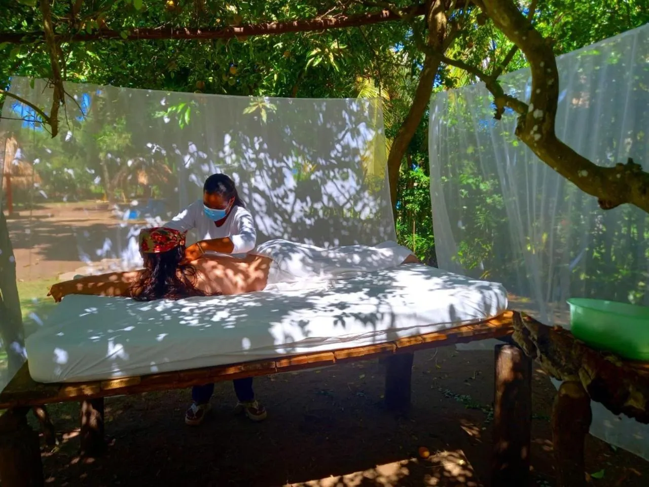 Garden in Cabañas Los Venaos