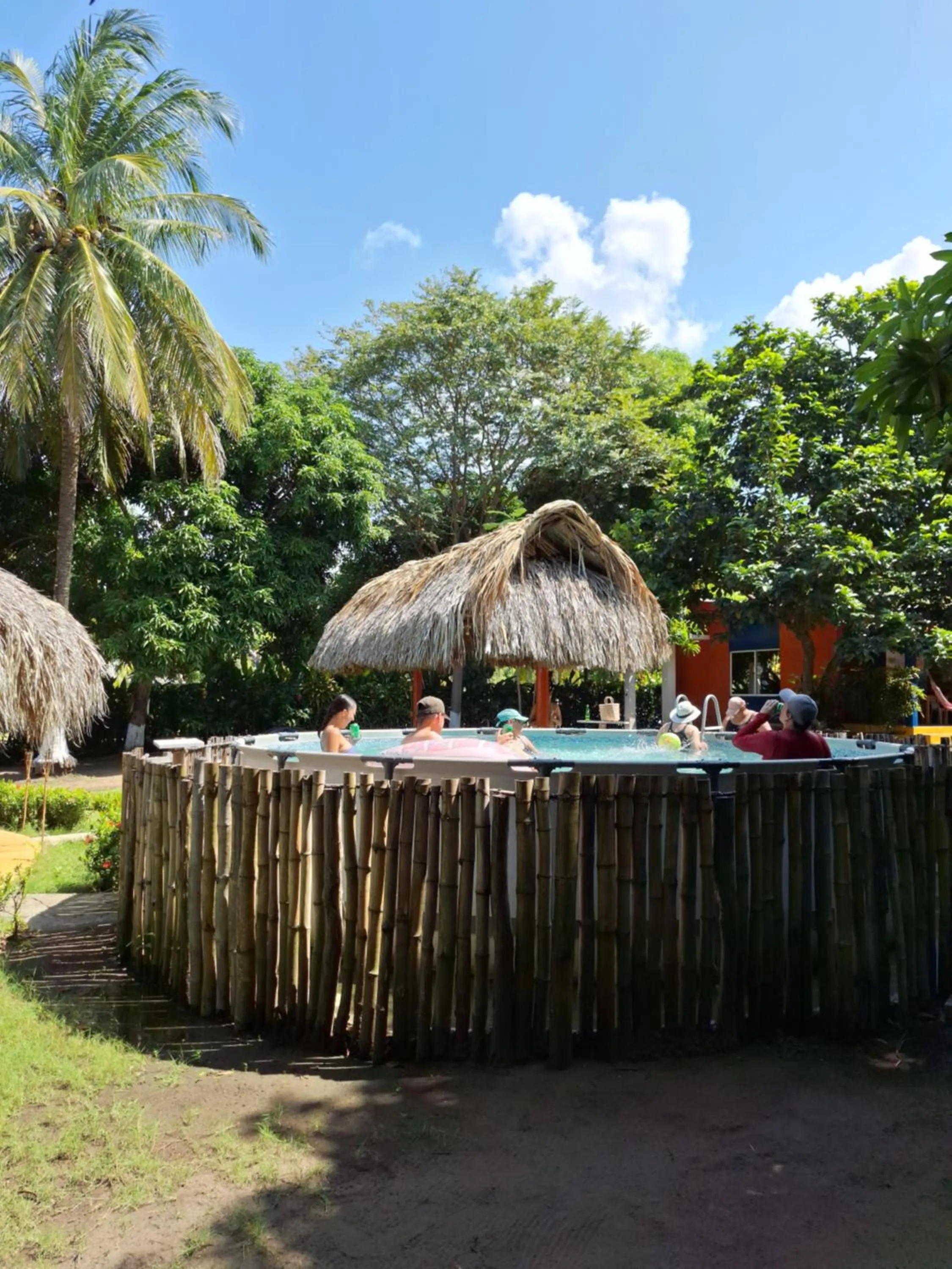 Swimming pool in Cabañas Los Venaos