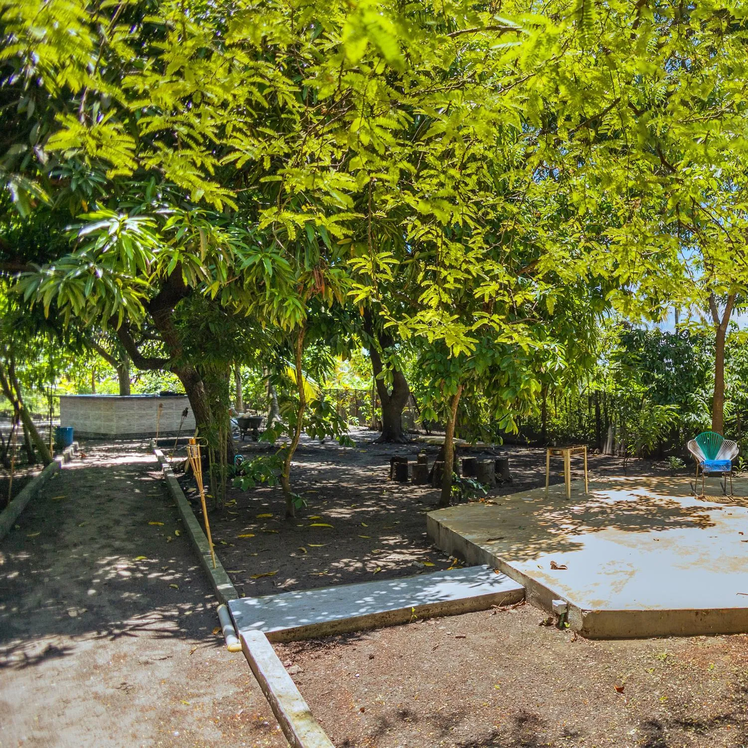 Patio in Cabañas Los Venaos