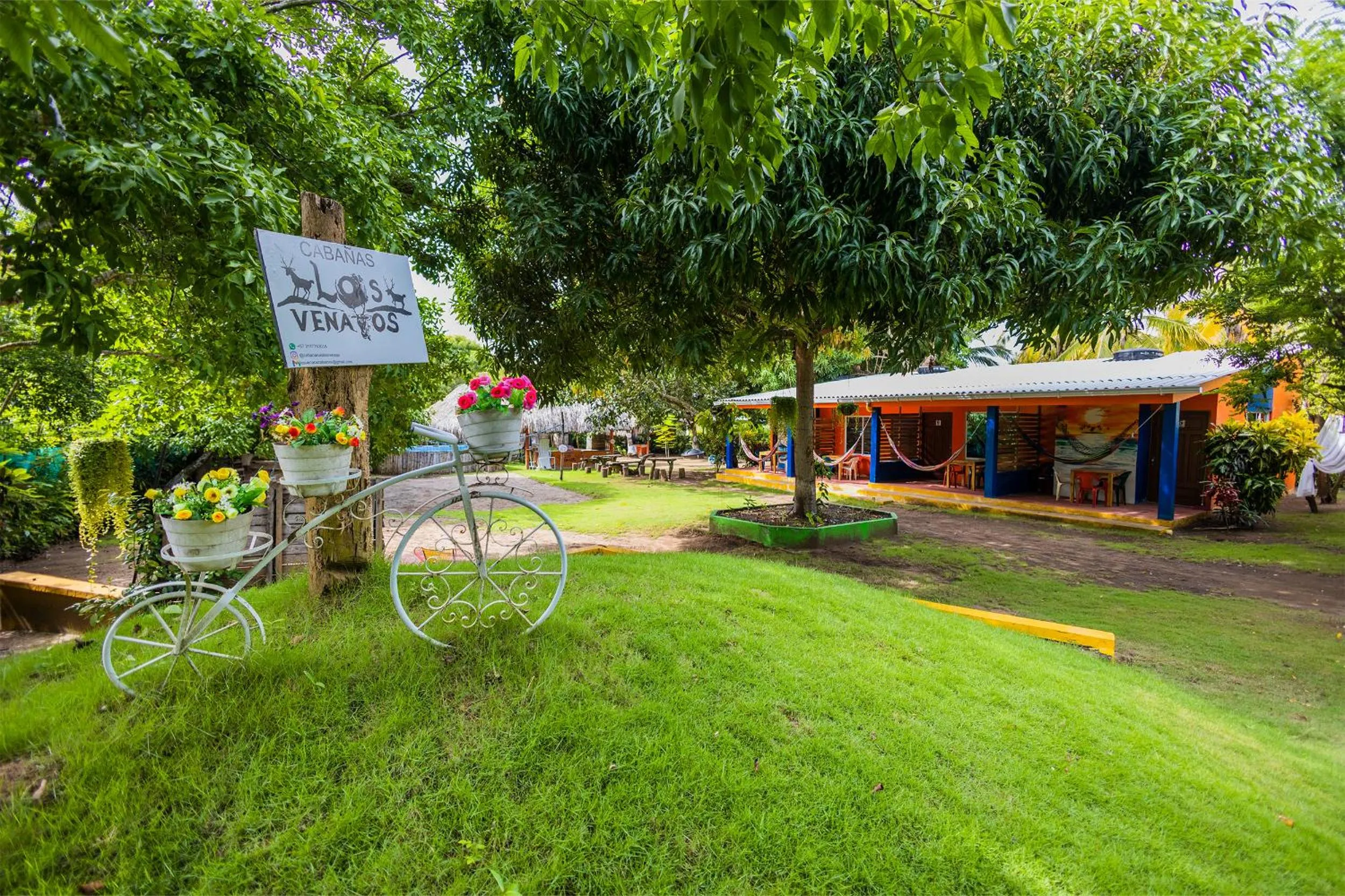 Patio in Cabañas Los Venaos