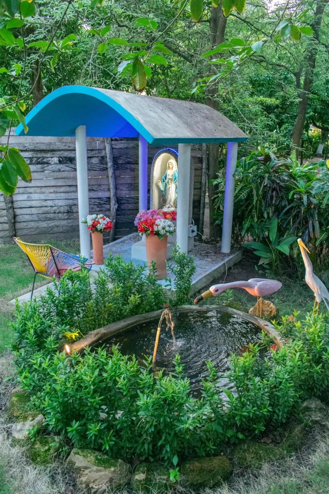 Garden in Cabañas Los Venaos