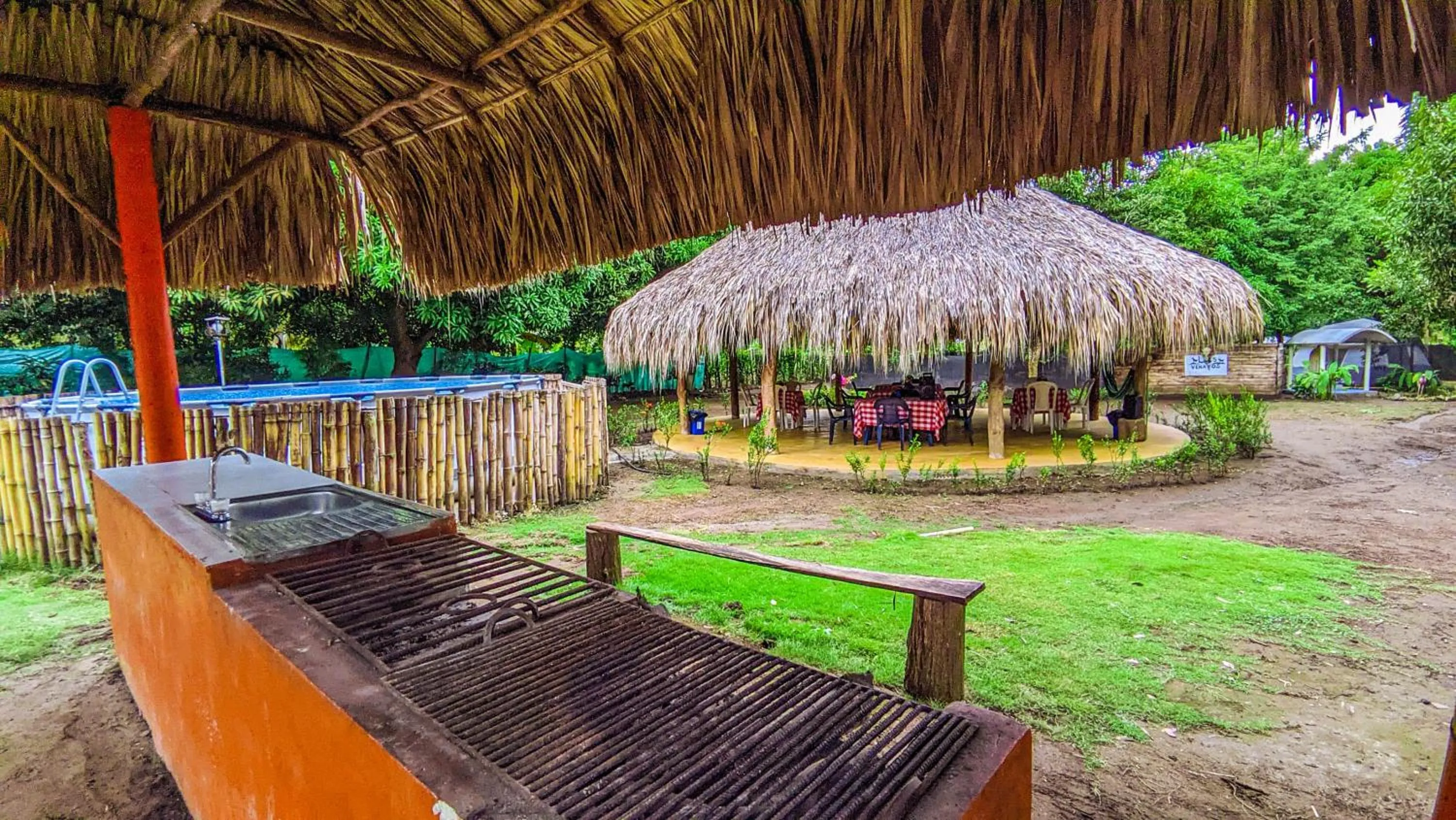 Swimming pool in Cabañas Los Venaos