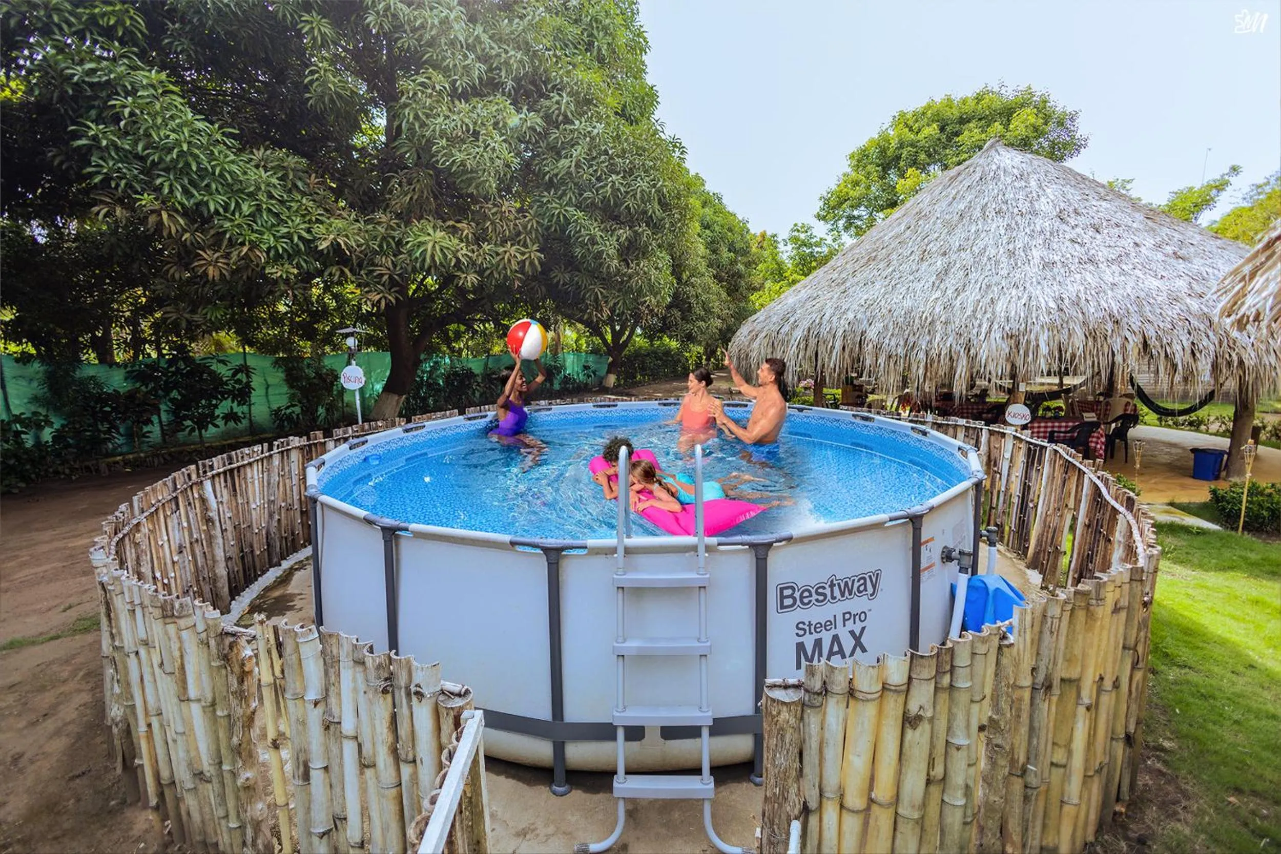 Swimming pool in Cabañas Los Venaos