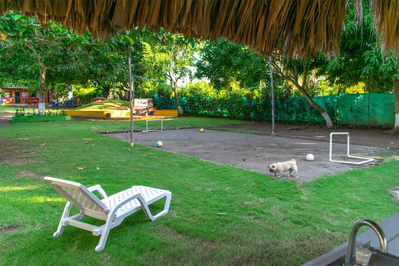 Garden in Cabañas Los Venaos