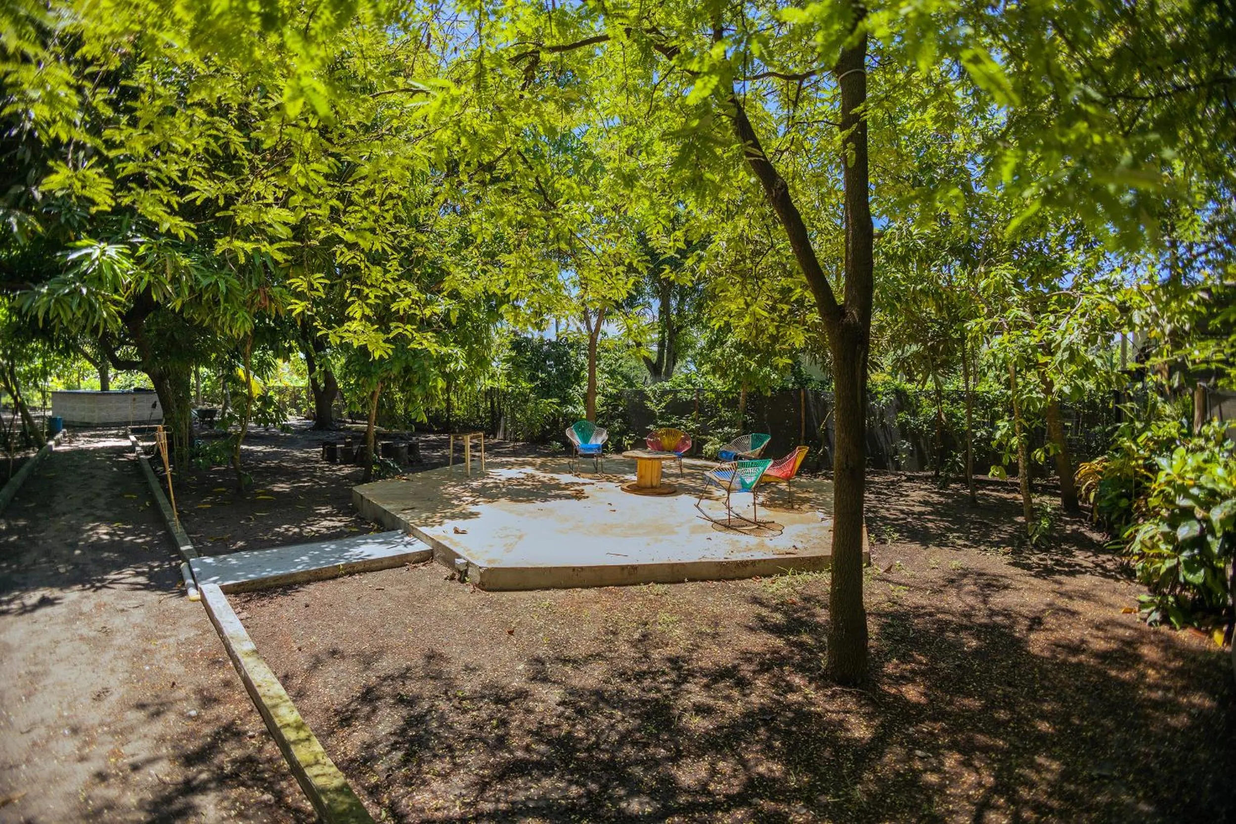 Patio in Cabañas Los Venaos