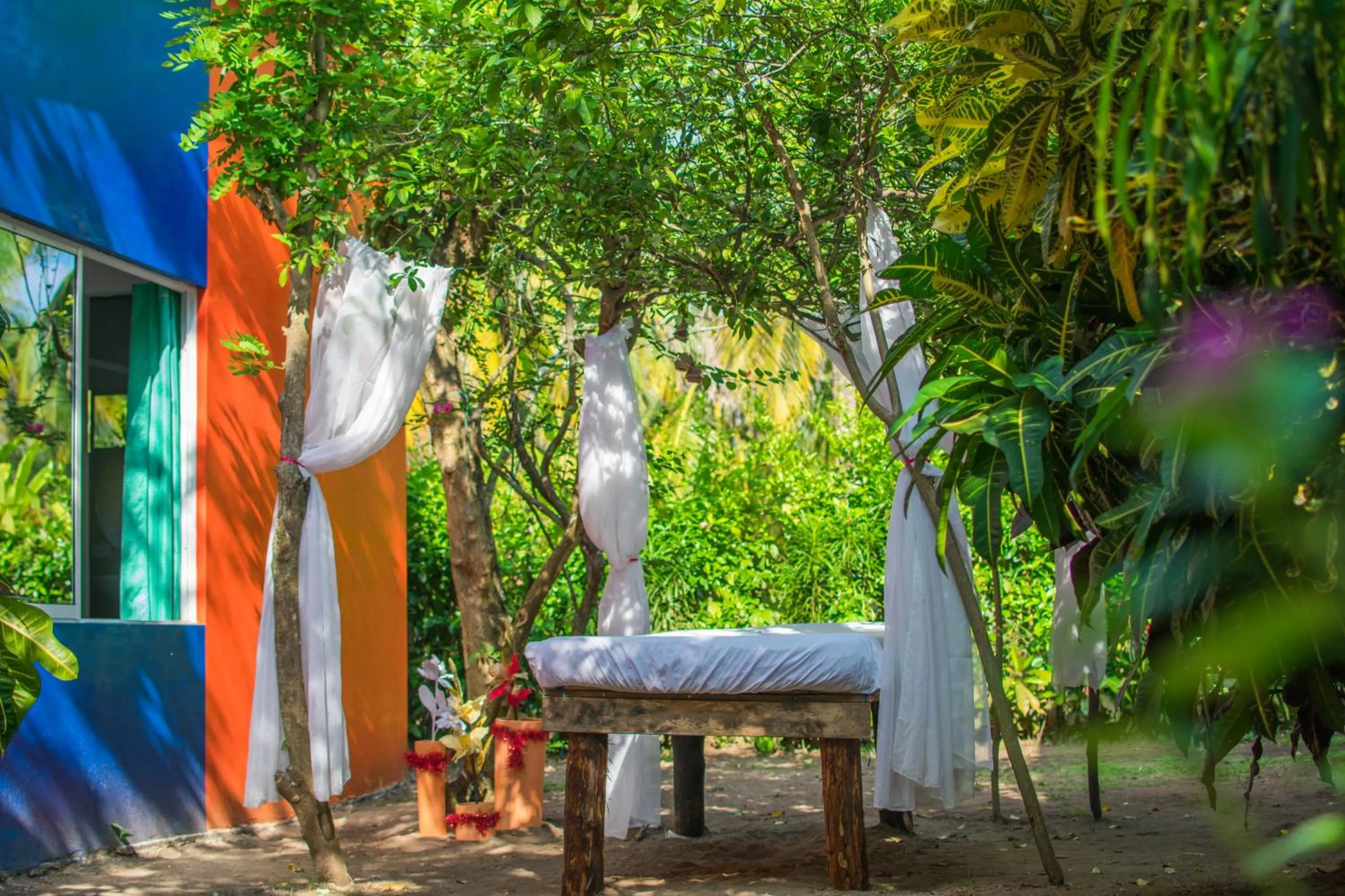 Garden in Cabañas Los Venaos