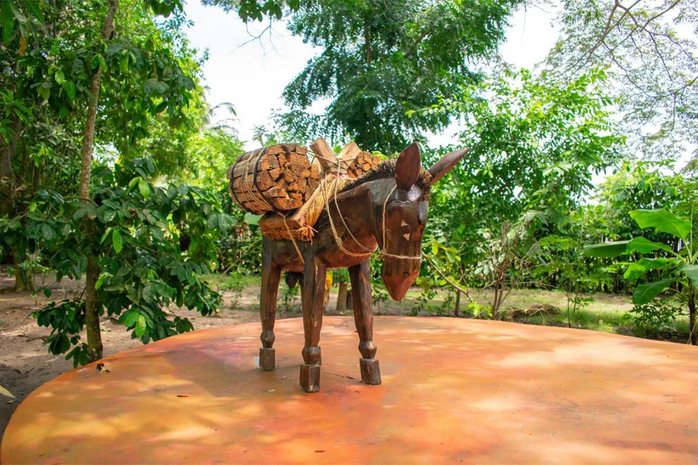 Garden in Cabañas Los Venaos