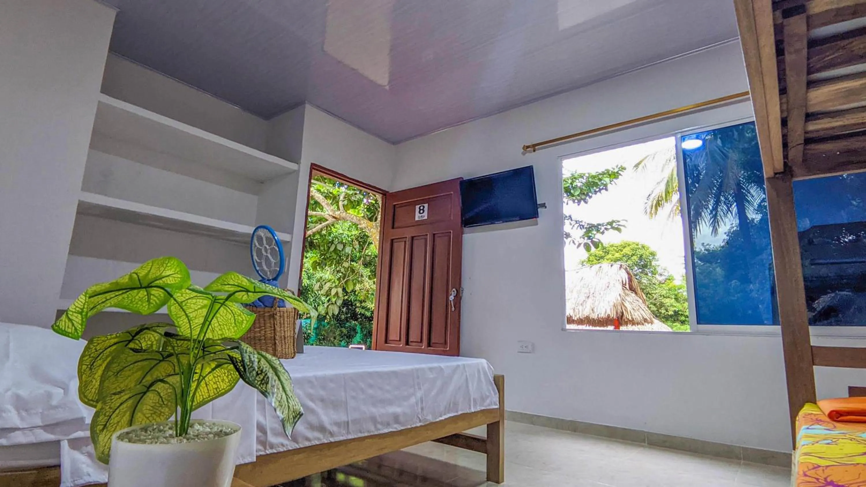 Bedroom, Bed in Cabañas Los Venaos