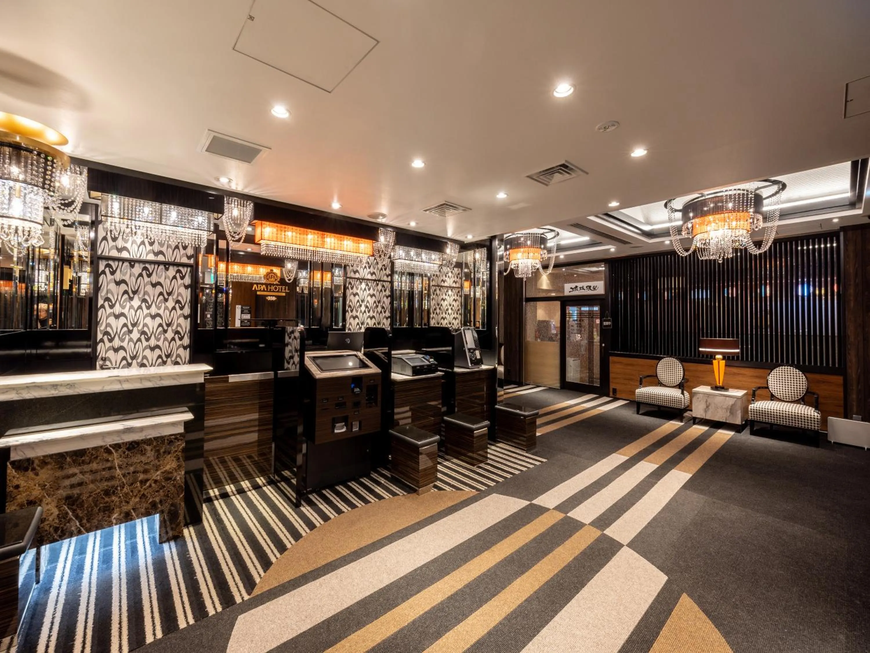 Lobby or reception in APA Hotel Osaka Kadomashi Ekimae