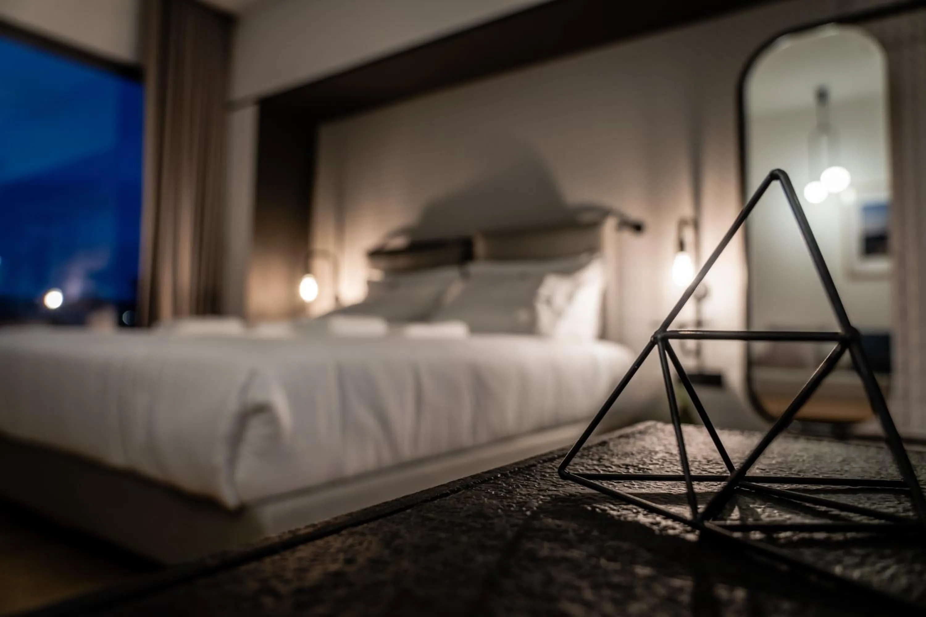 Bed in Athinaion Recreation Suites