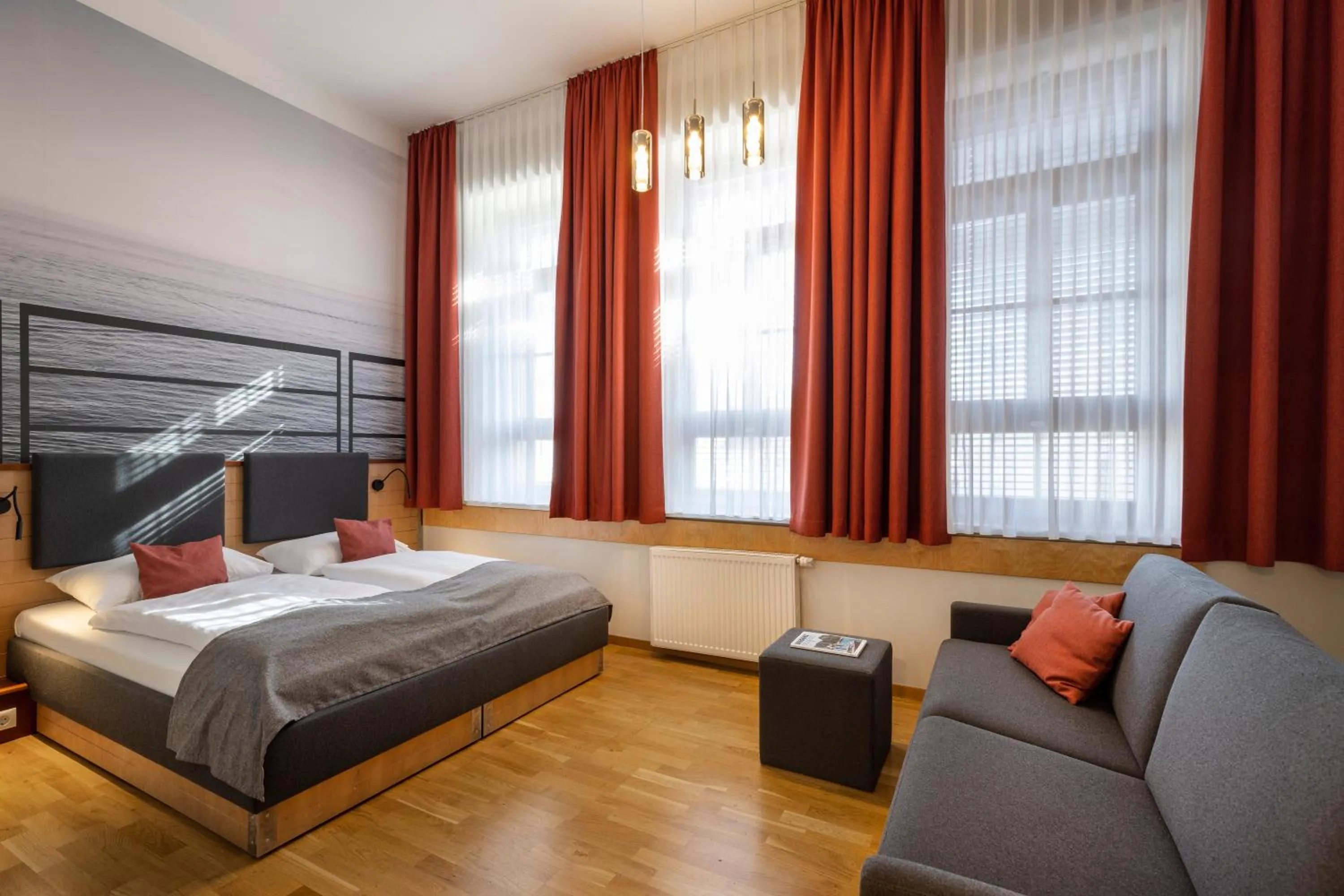 Photo of the whole room, Bed in JUFA Hotel Bregenz