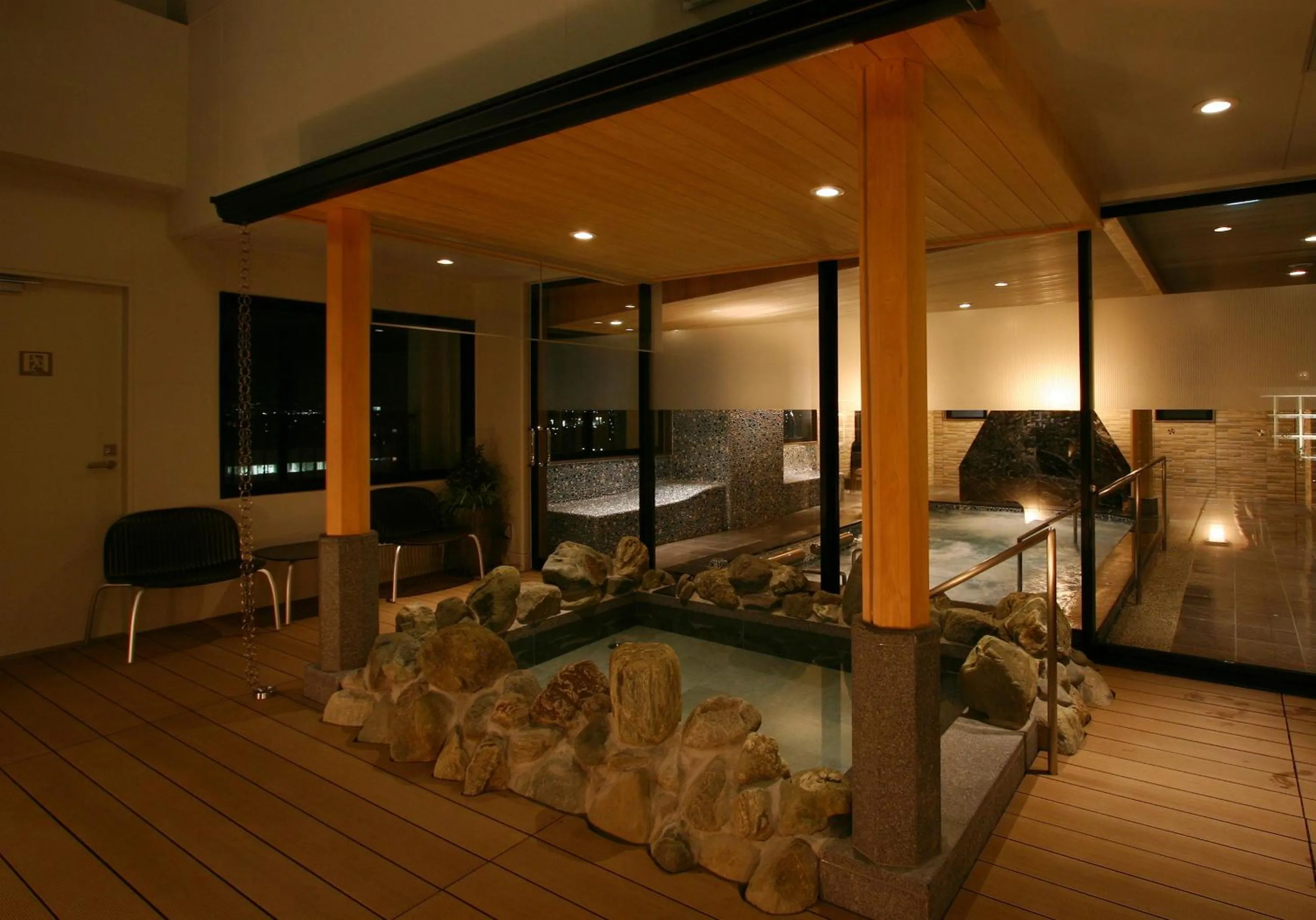 Open Air Bath in Hotel Coco Grand