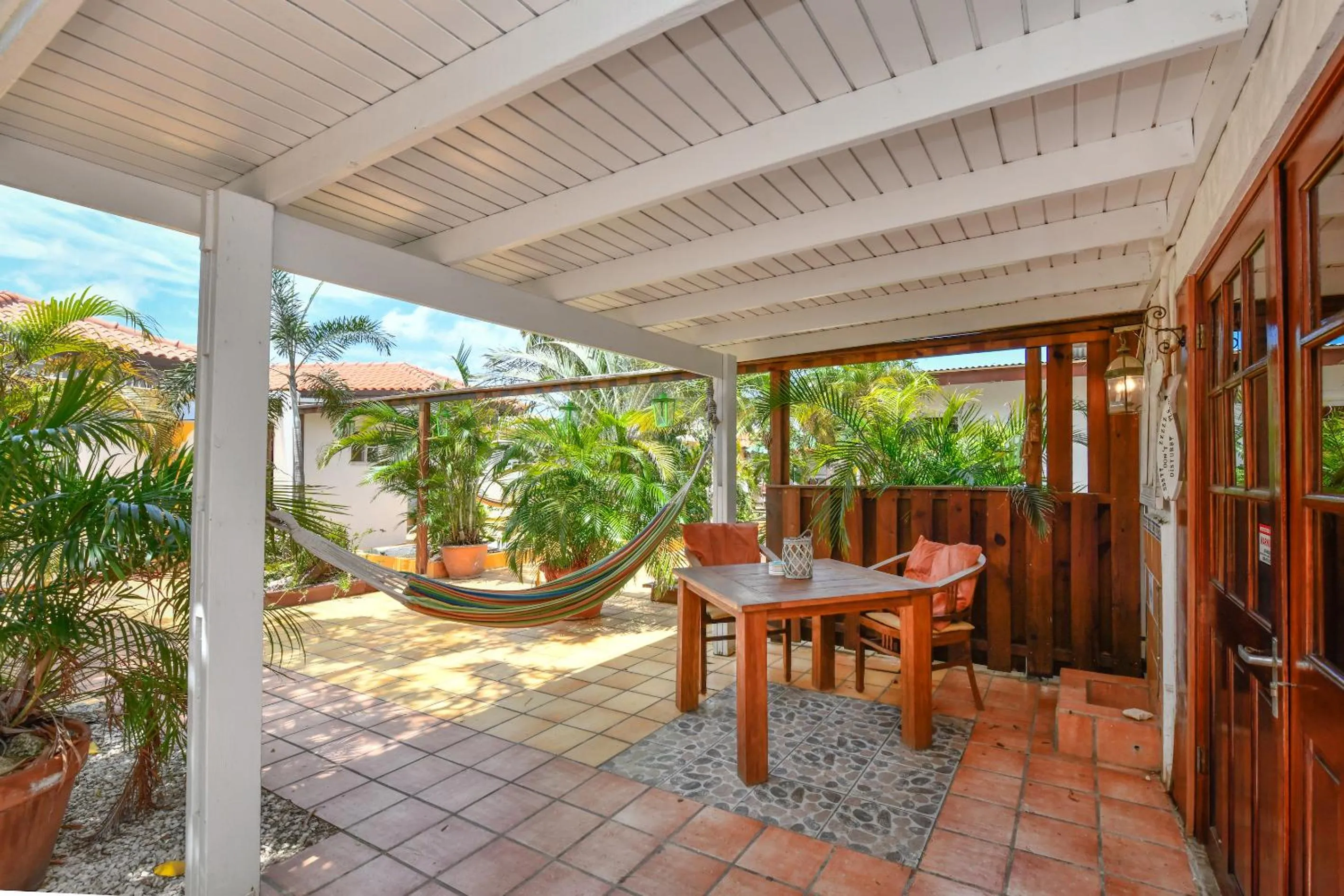 Patio in Brisas Studio Apartments