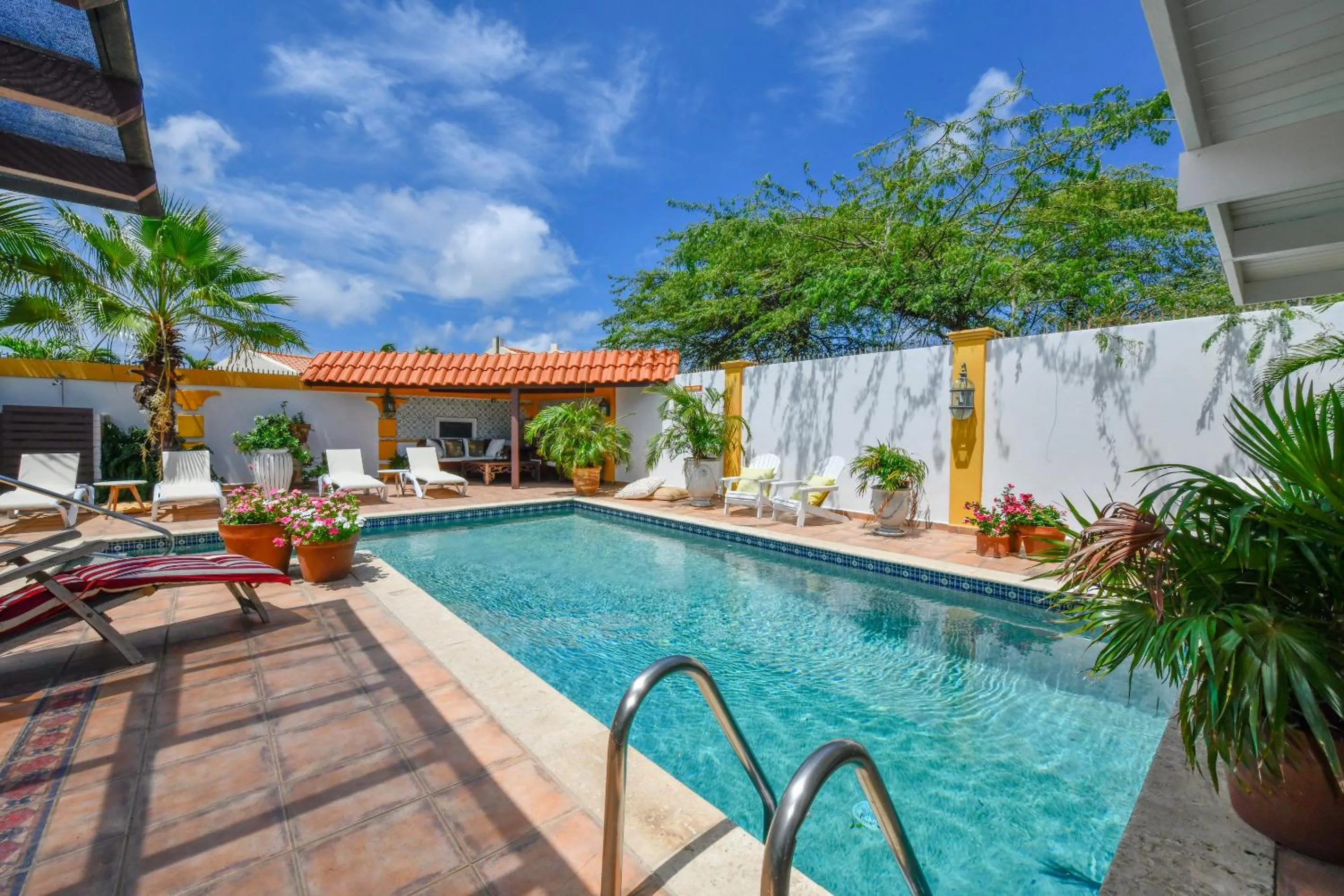 Garden view in Brisas Studio Apartments