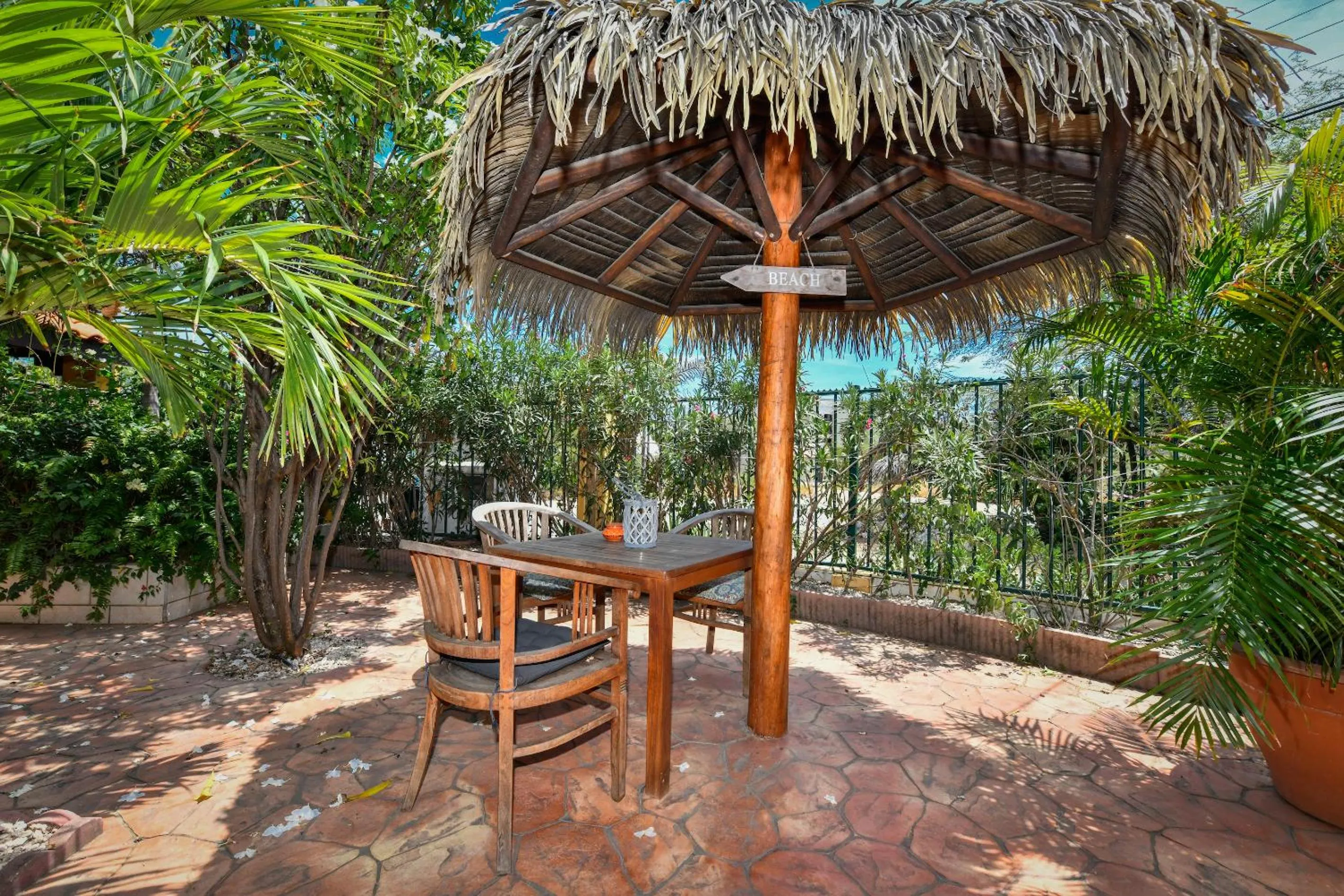 Patio in Brisas Studio Apartments