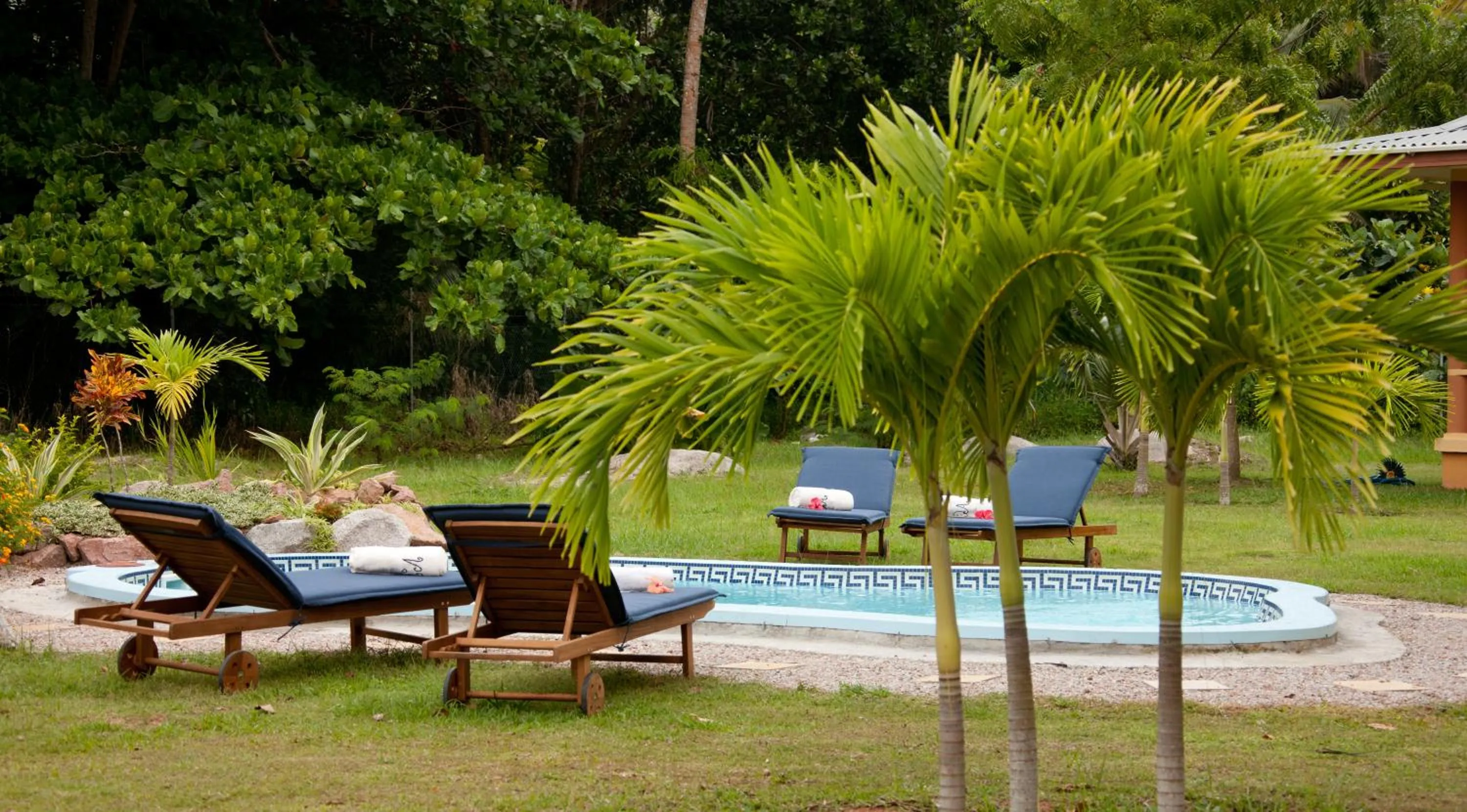 Swimming pool in Villas des Alizes beachfront suites and garden villas