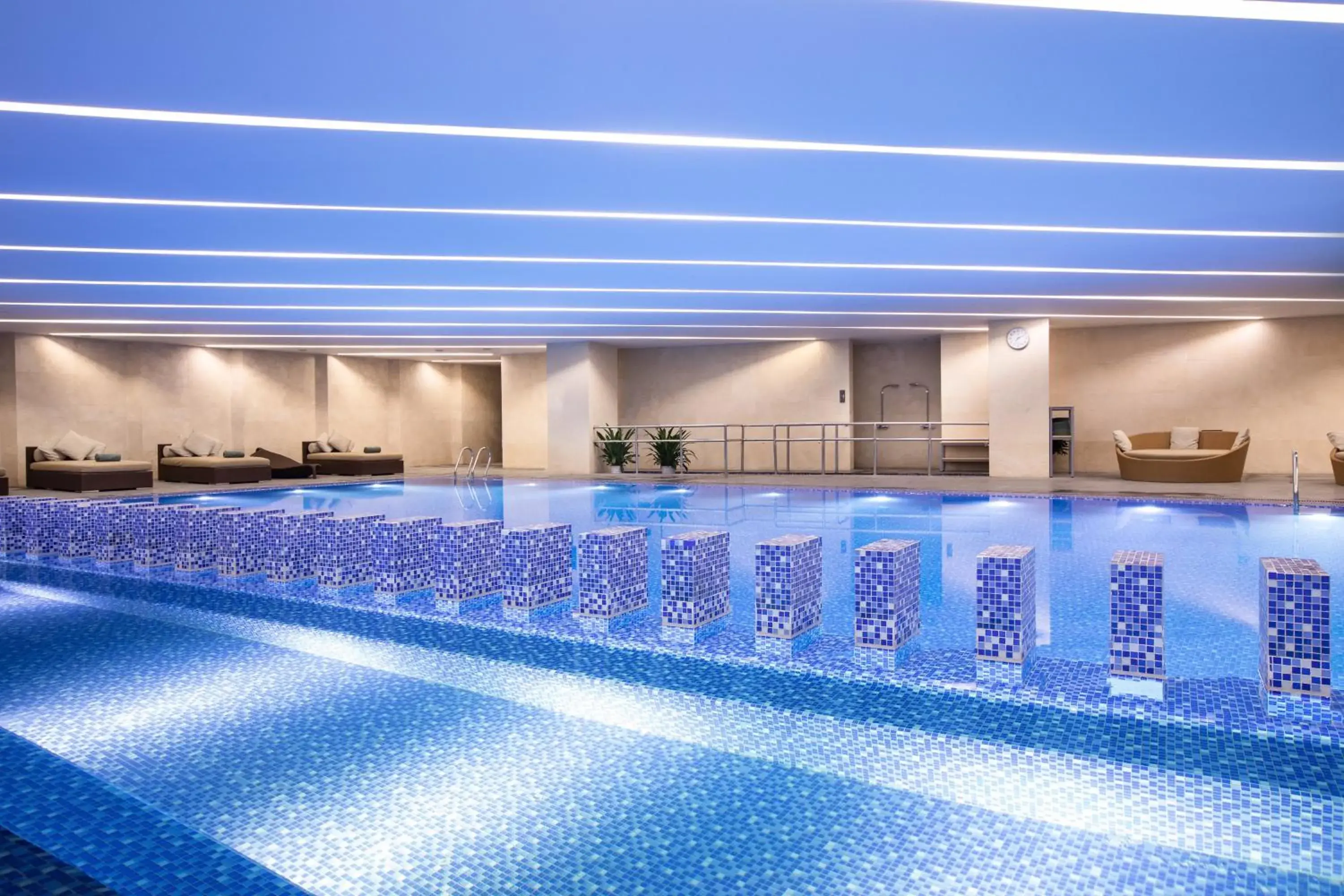 Swimming pool in InterContinental Beijing Beichen by IHG Swimming pool in InterContinental Beijing Beichen by IHG