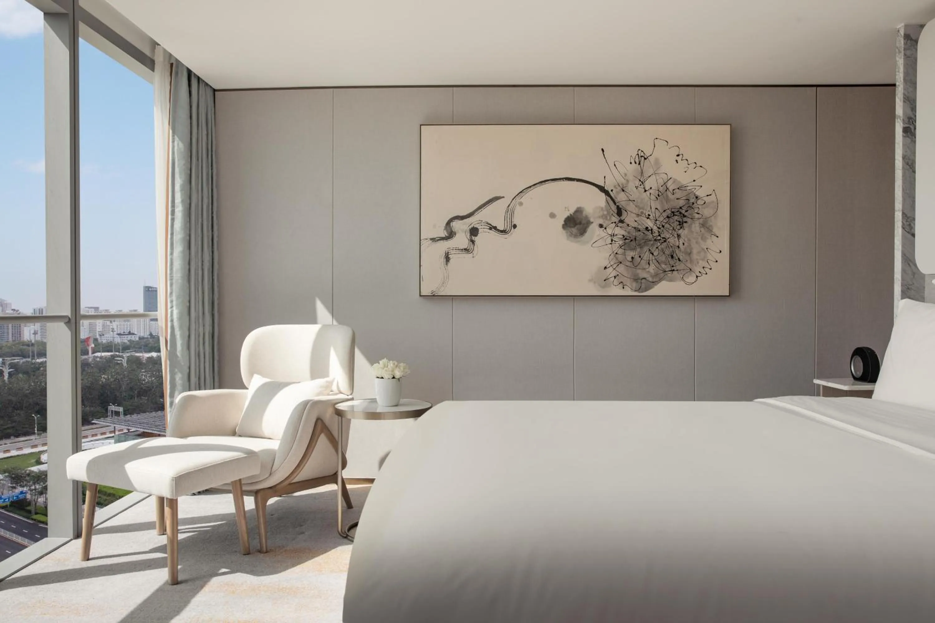 Property building, Bed in InterContinental Beijing Beichen by IHG