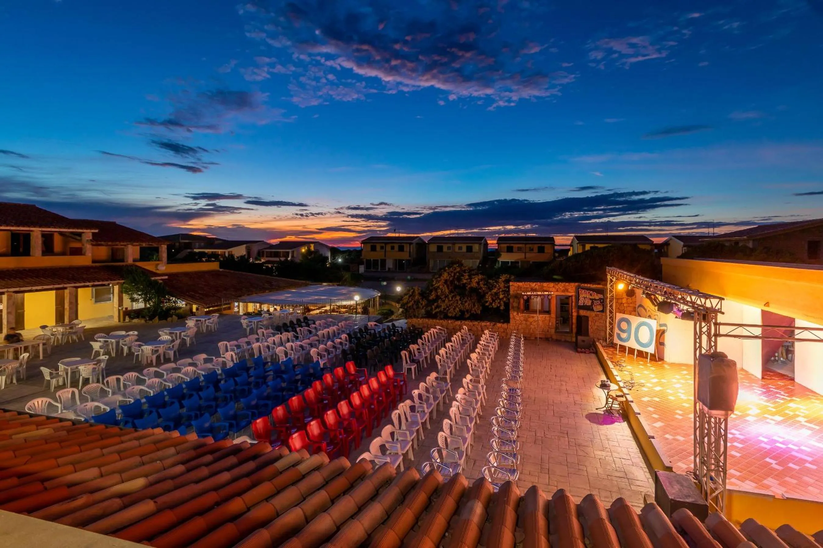 Evening entertainment in Mimose Beach Village