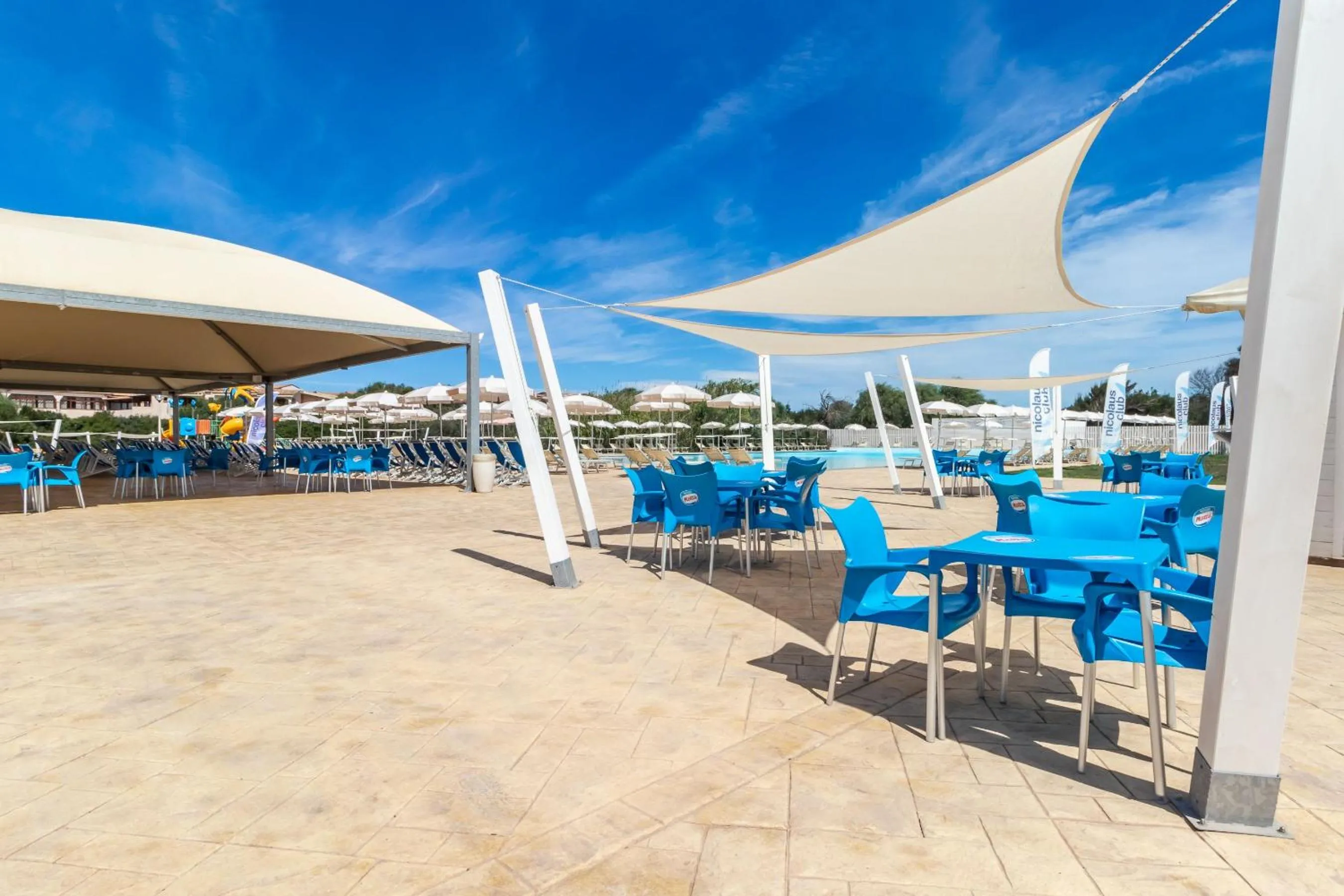 Swimming pool in Mimose Beach Village