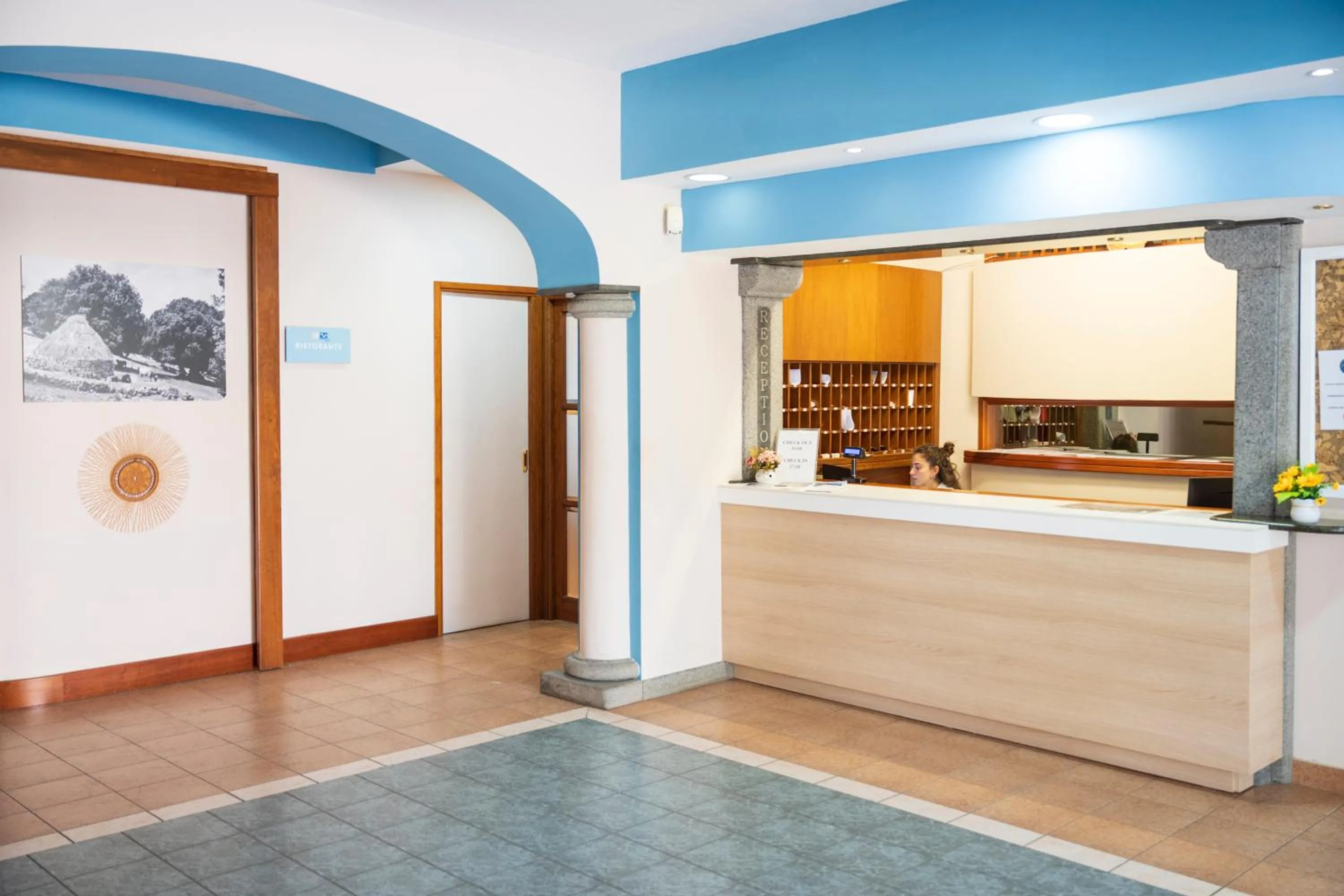 Lobby or reception in Mimose Beach Village