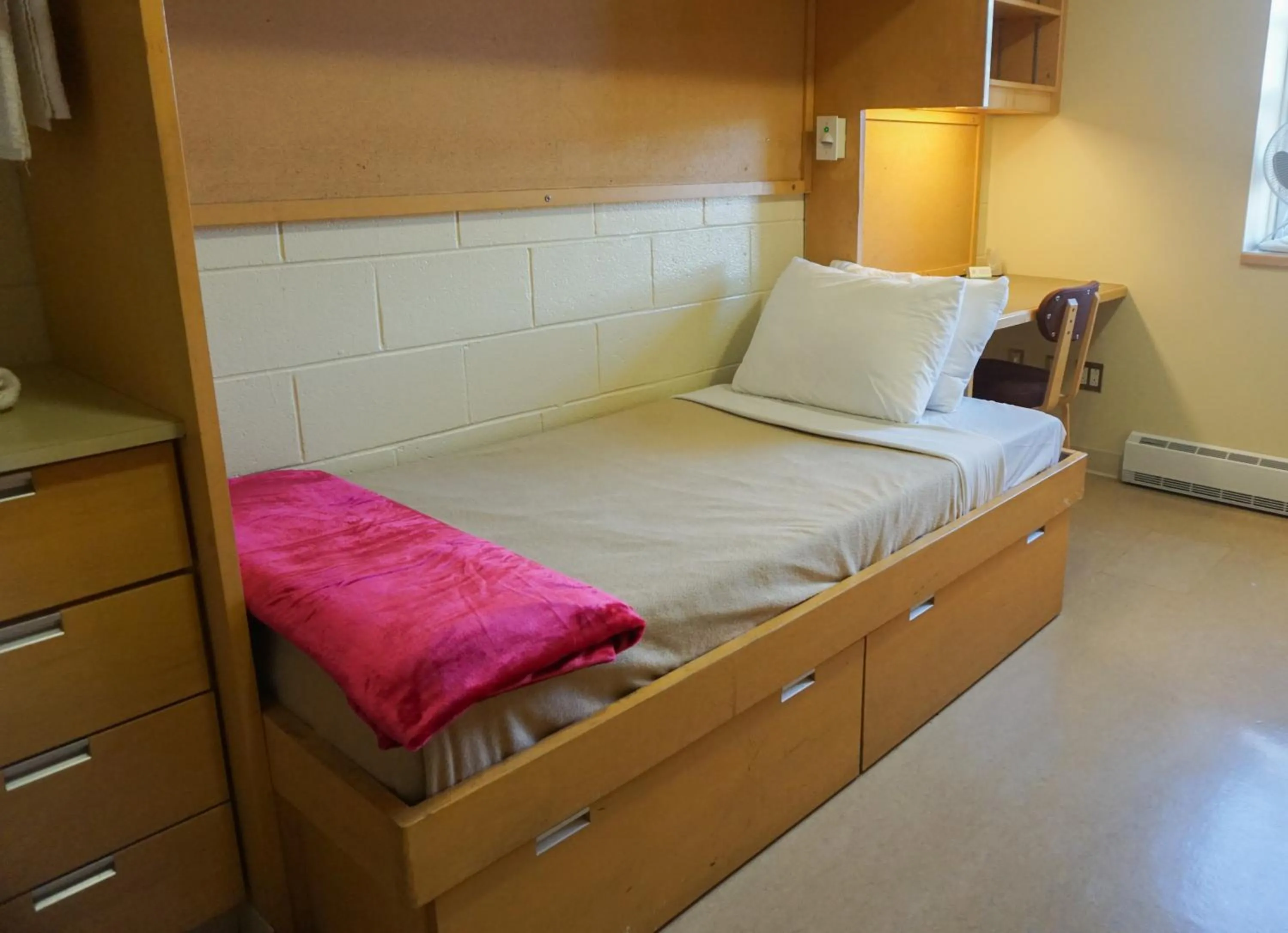 Bed in Memorial University