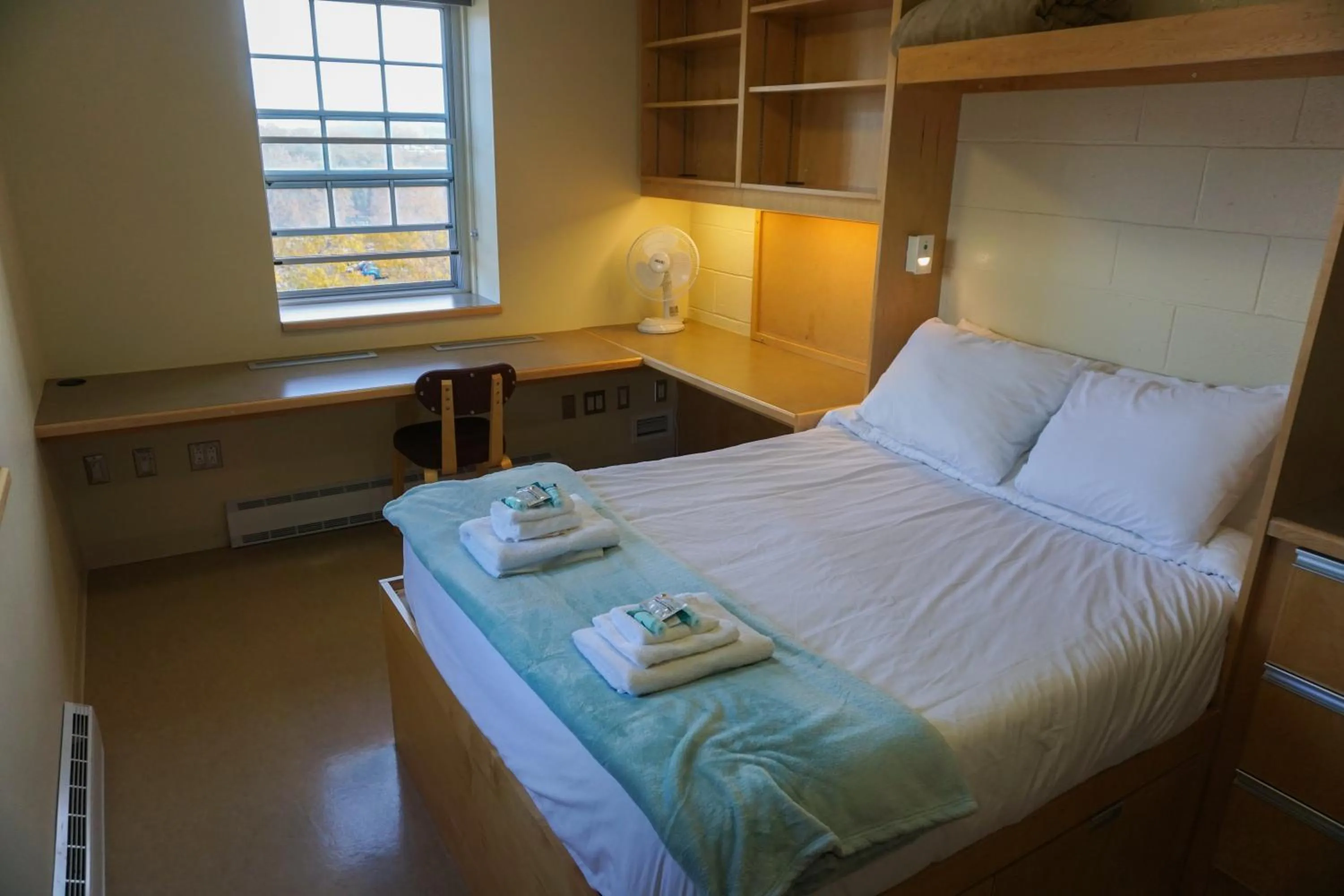 Photo of the whole room, Bed in Memorial University