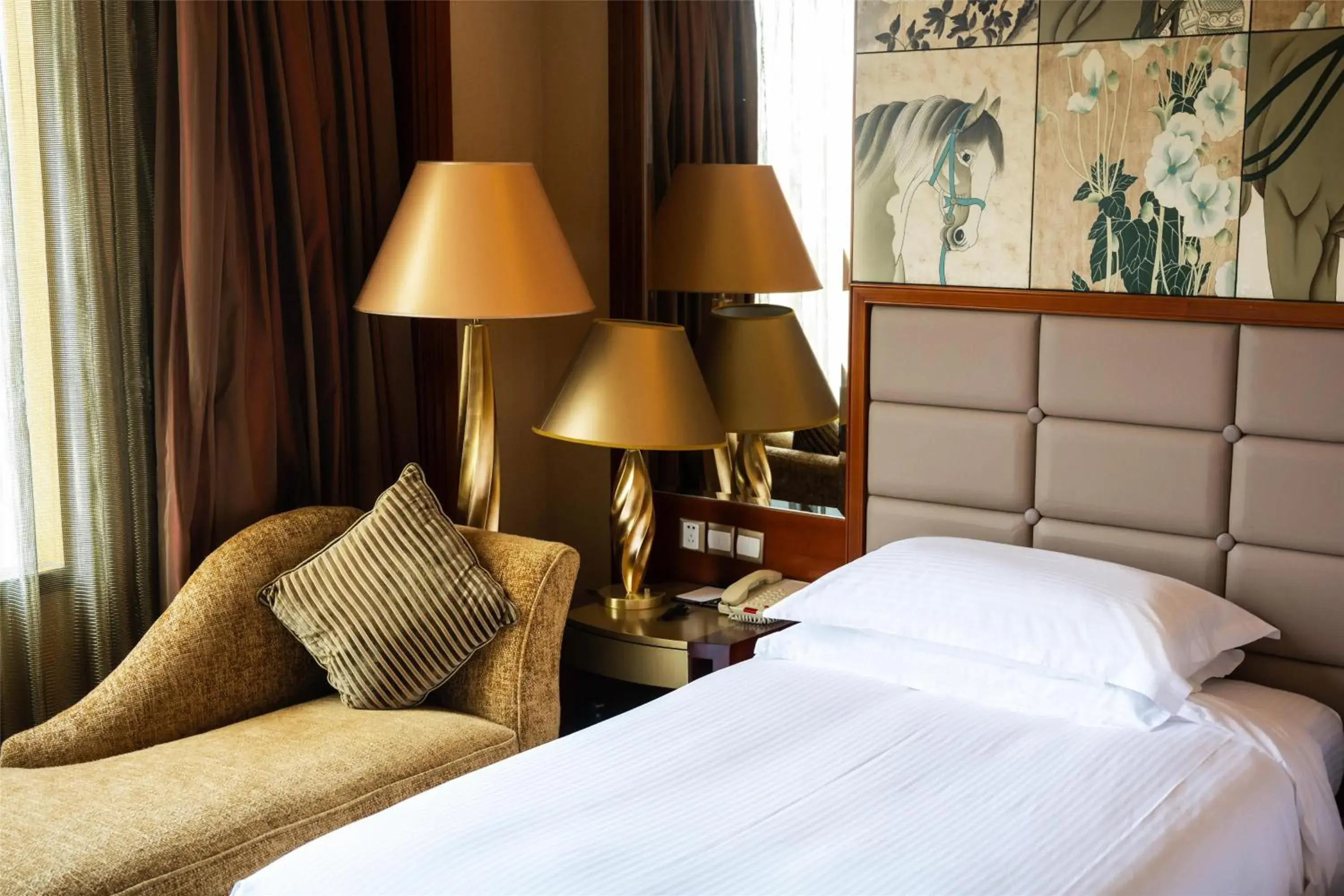 Living room, Bed in Kempinski Hotel Shenzhen Living room, Bed in Kempinski Hotel Shenzhen